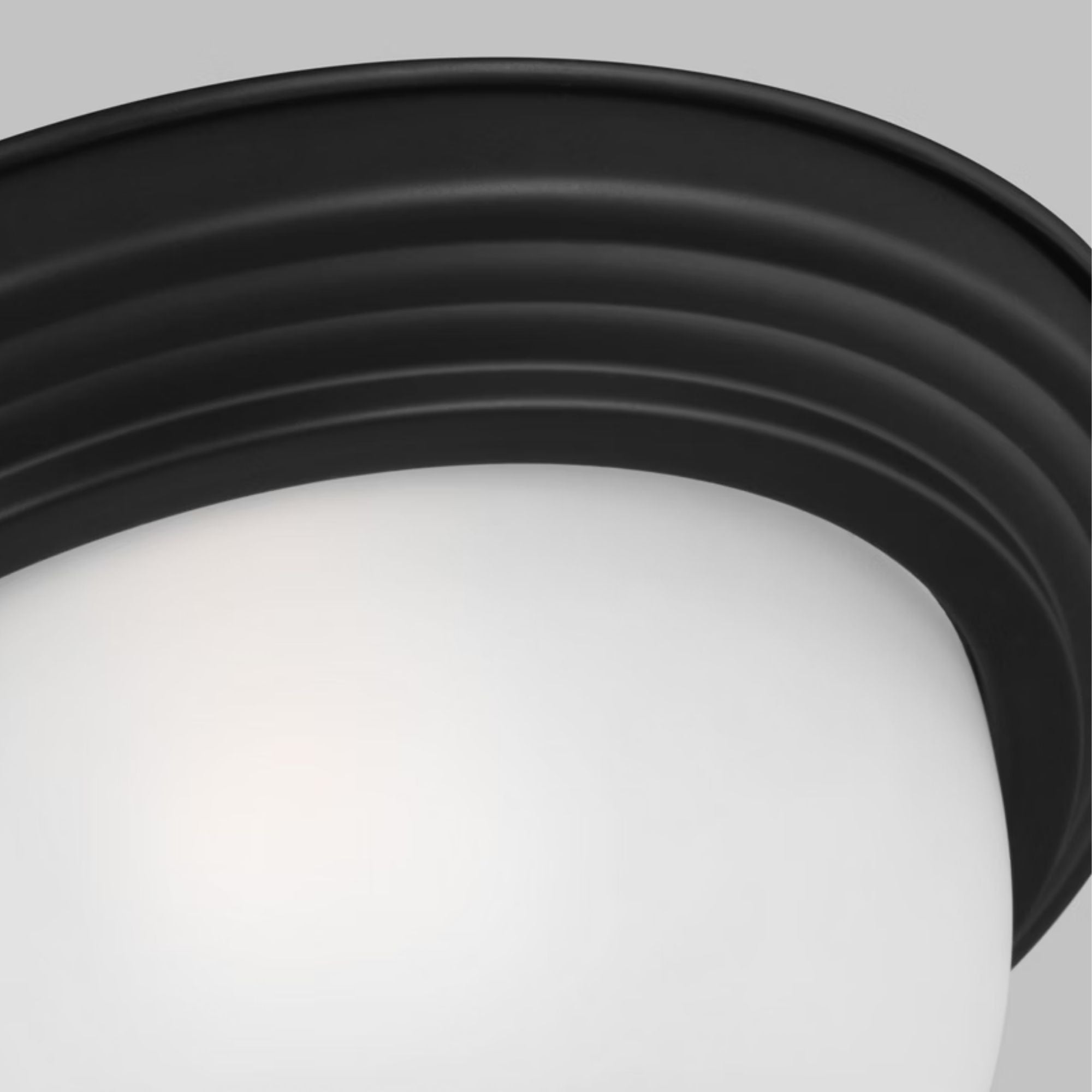 Geary 11" LED Flush Mount, Midnight Black Finish