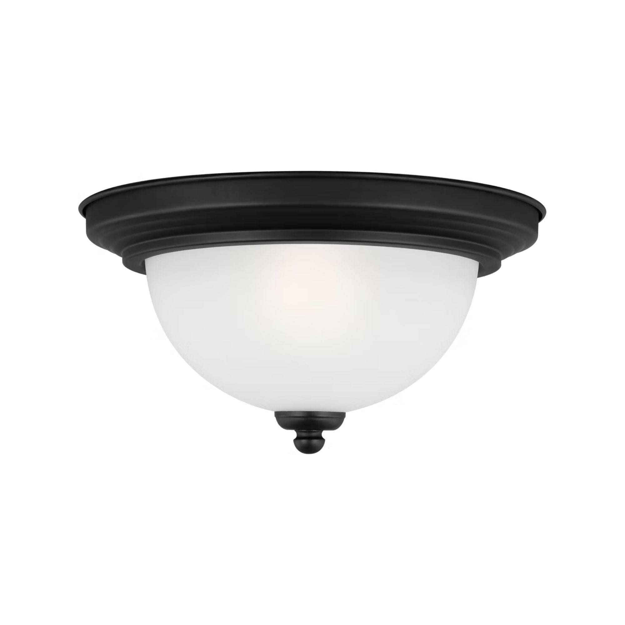 Geary 11" LED Flush Mount, Midnight Black Finish