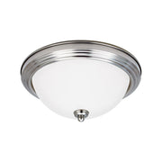 Geary 11" LED Flush Mount, Brushed Nickel Finish