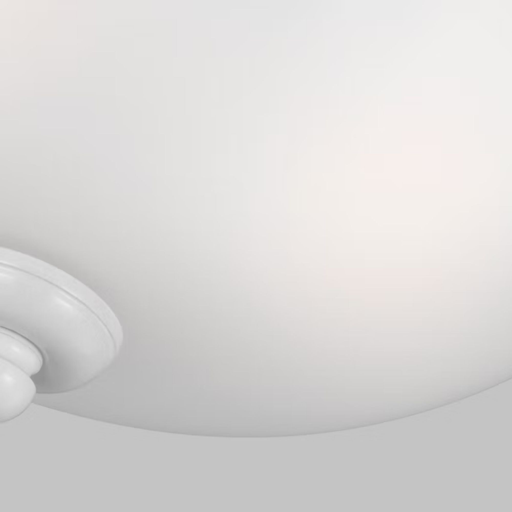 Geary 13" 2-Light LED Flush Mount, White Finish