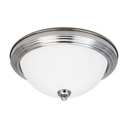 Geary 16" 3-Light Flush Mount, Brushed Nickel Finish