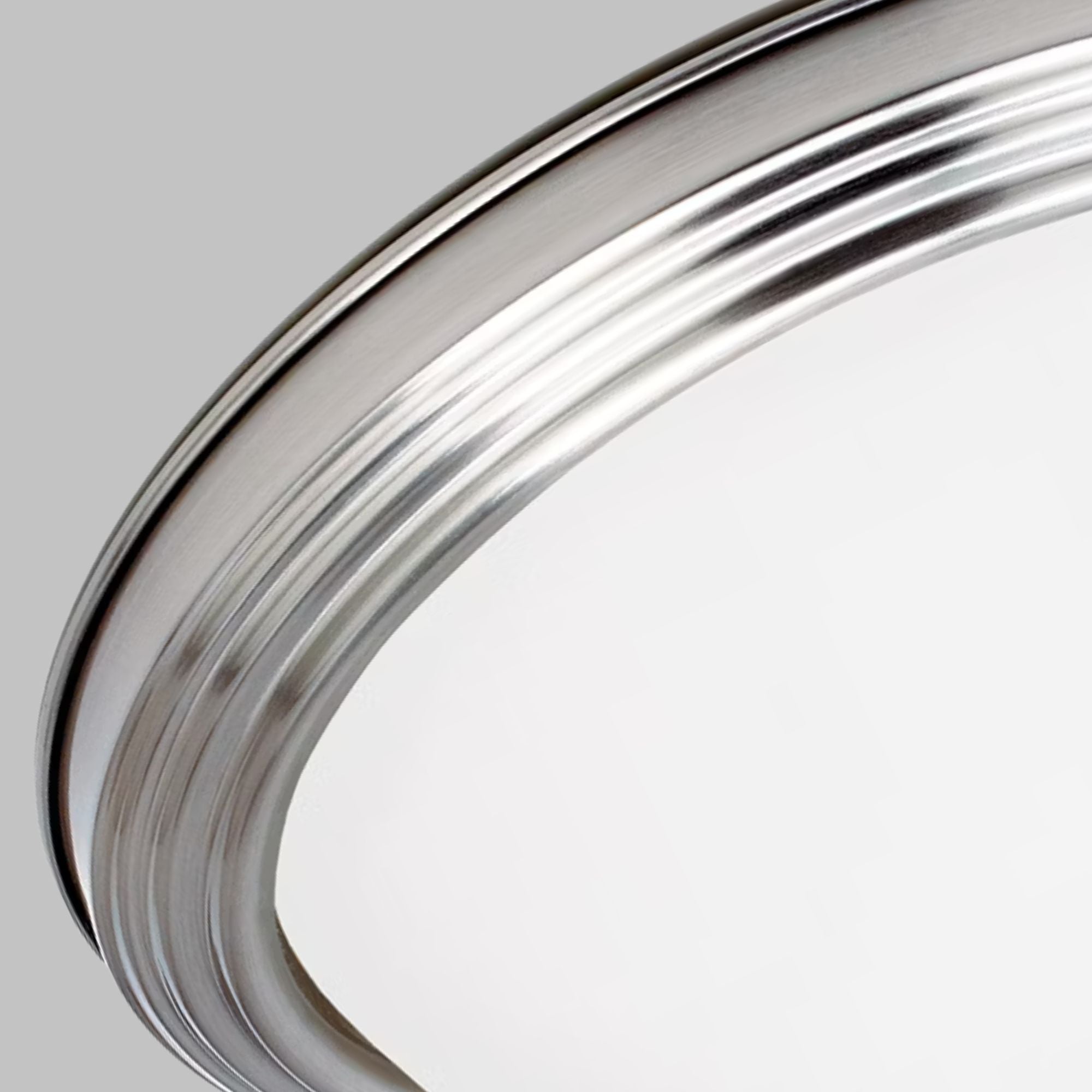 Geary 16" 3-Light Flush Mount, Brushed Nickel Finish