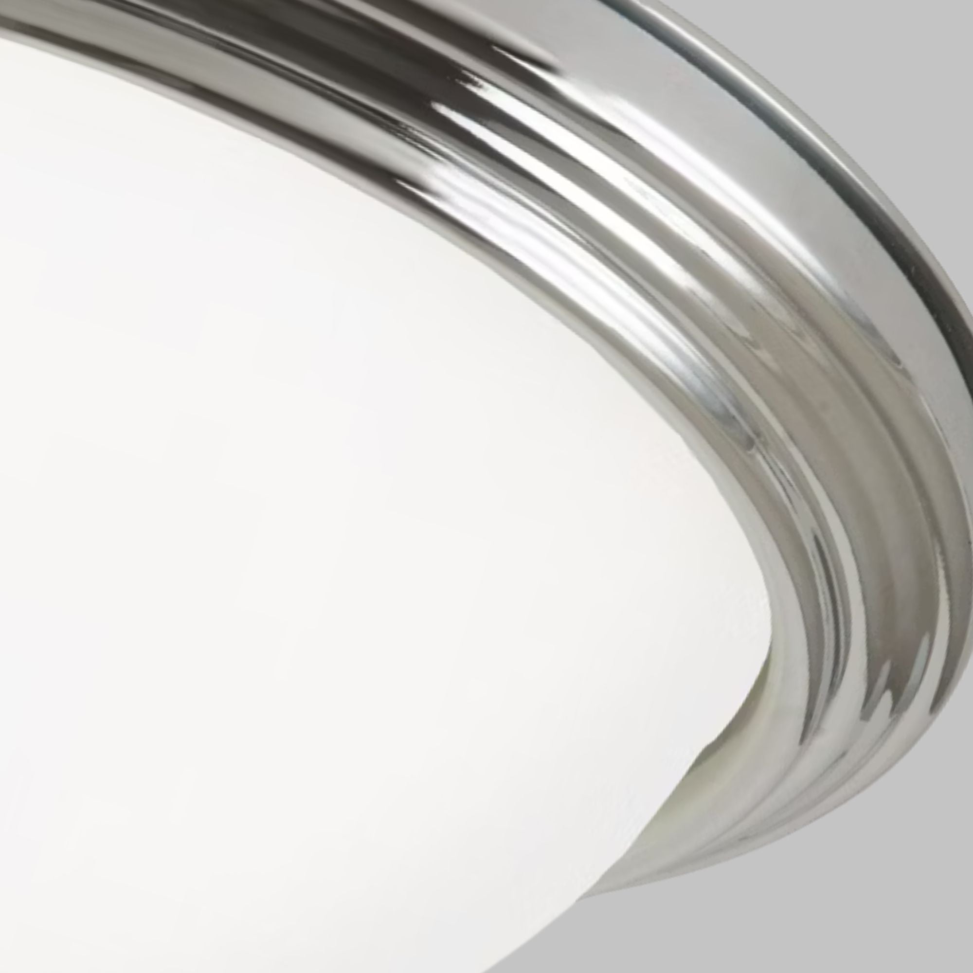 Geary 15" 3-Light LED Flush Mount, Chrome Finish