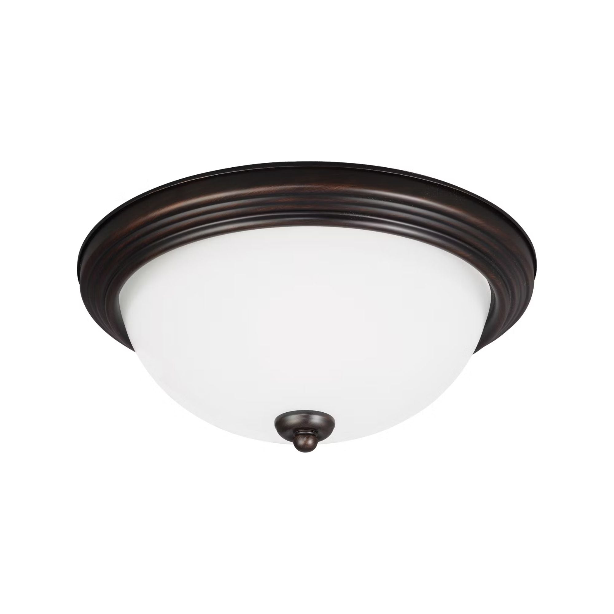 Geary 11" Flush Mount, Bronze Finish