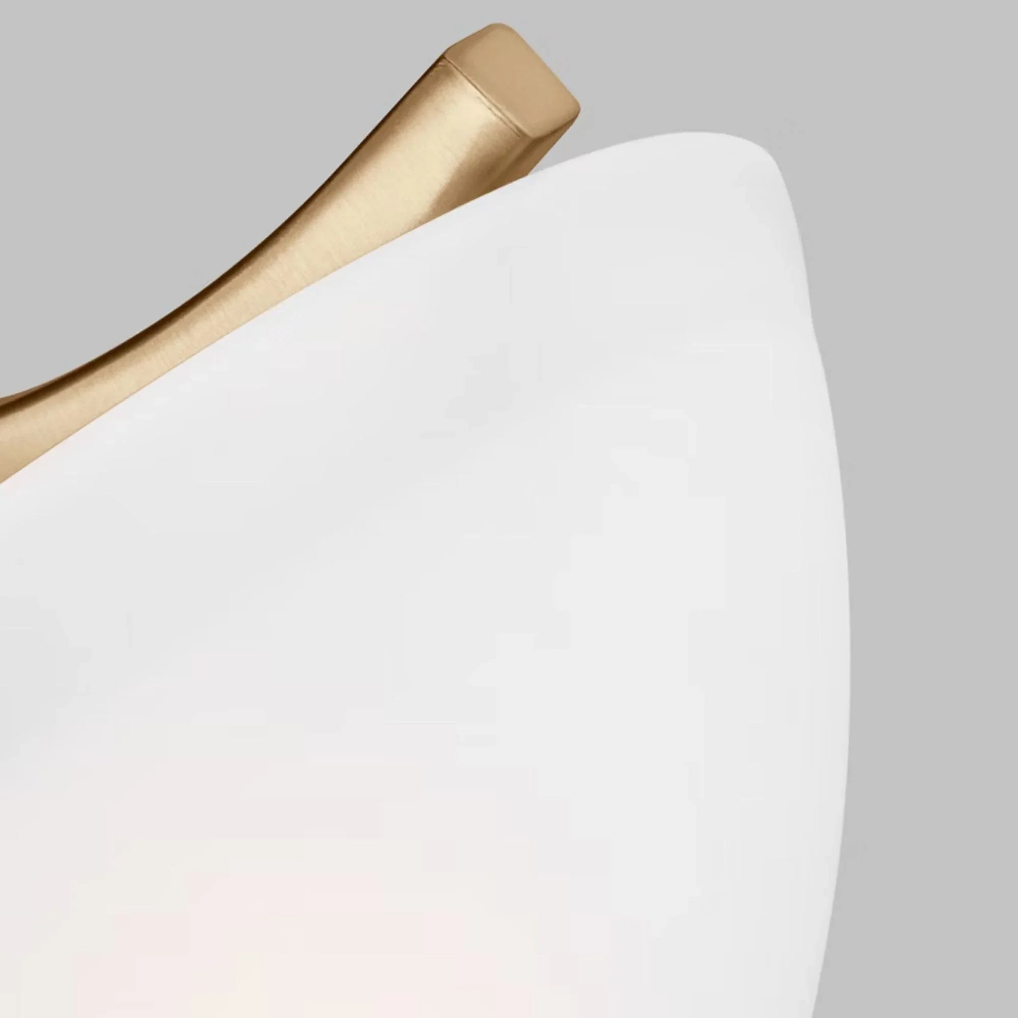 Geary 14" 2-Light Semi Flush Mount, Satin Brass Finish