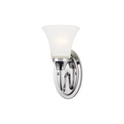 Holman 10" Bath Sconce, Chrome Finish