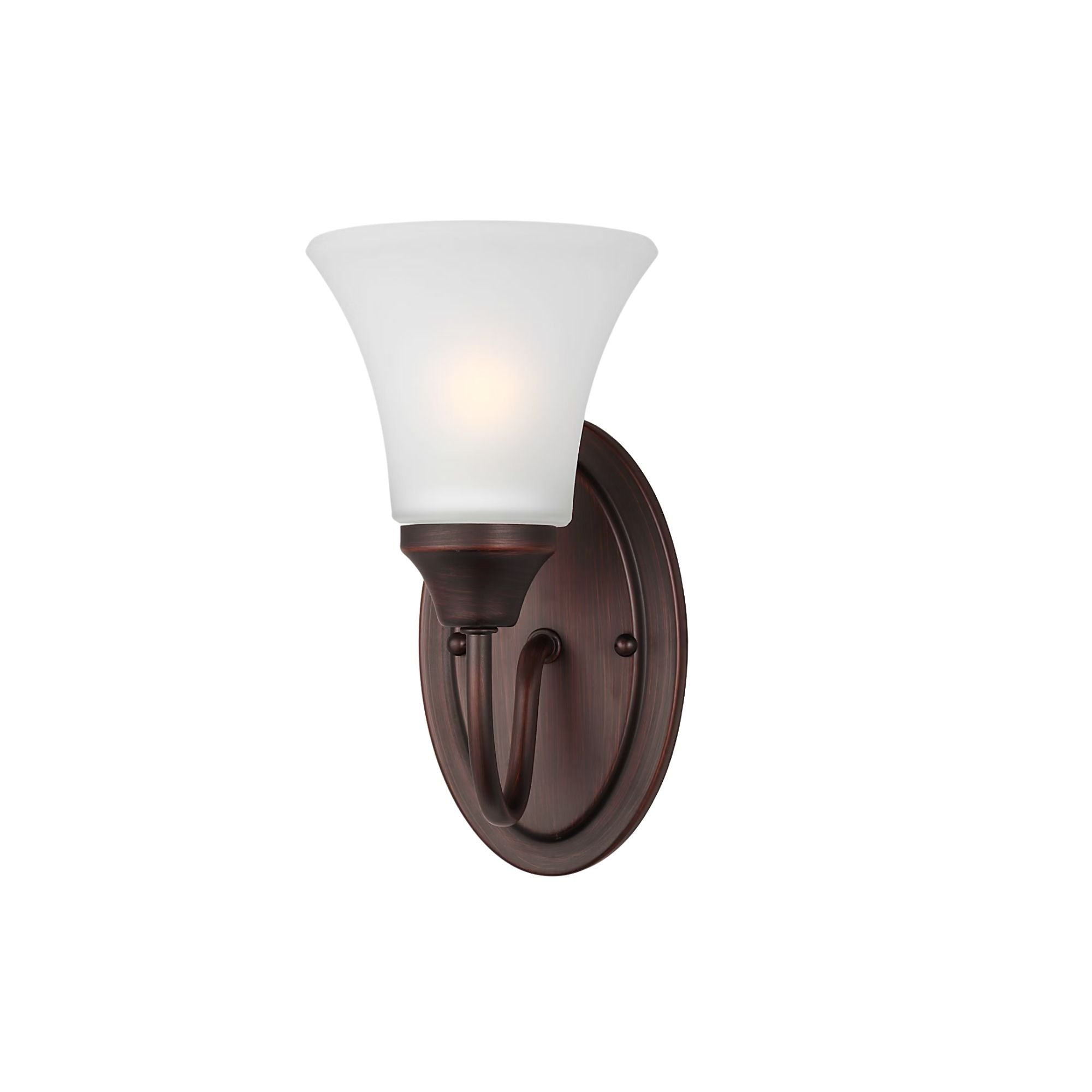 Holman 10" Bath Sconce, Bronze Finish