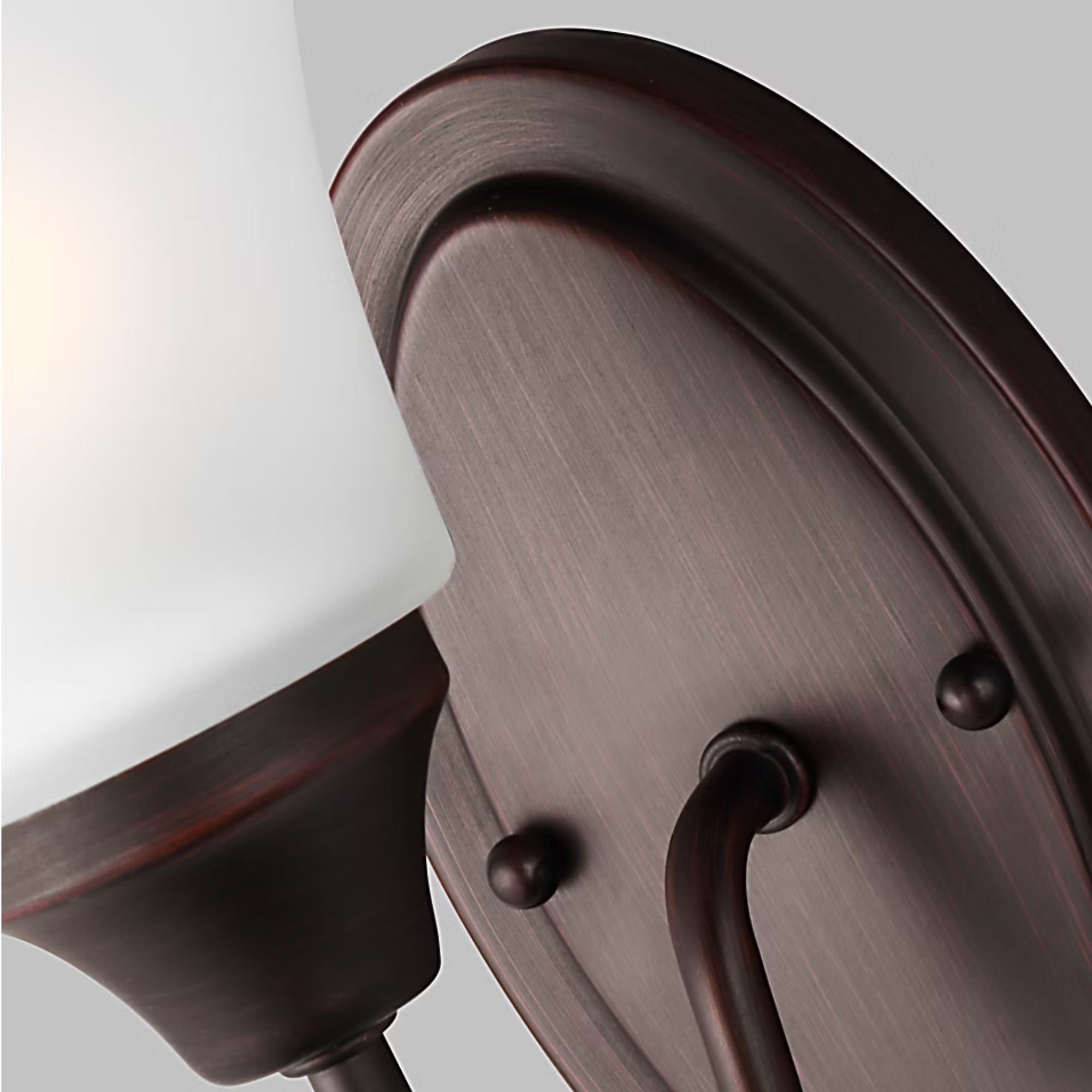 Holman 10" Bath Sconce, Bronze Finish