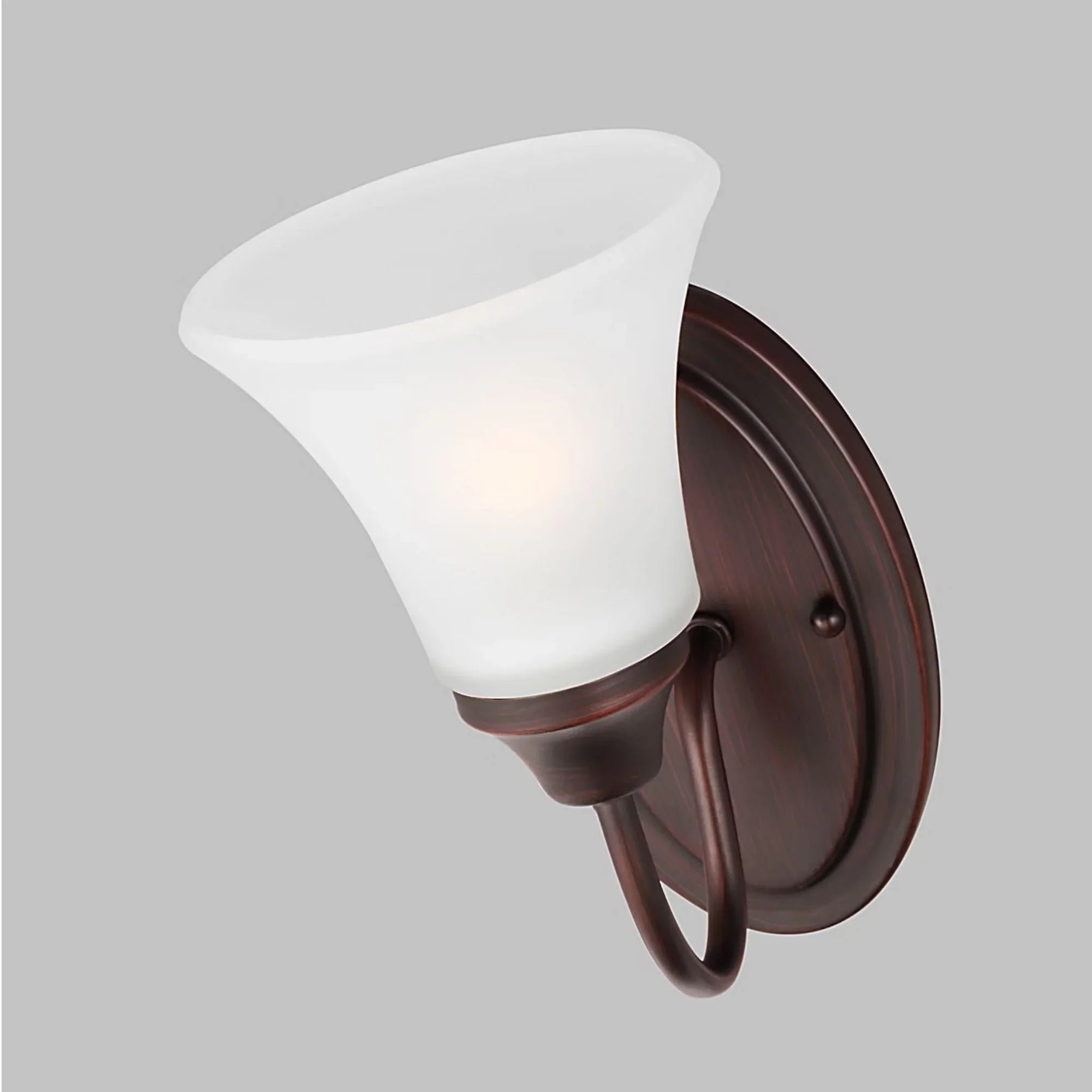 Holman 10" LED Bath Sconce, Bronze Finish
