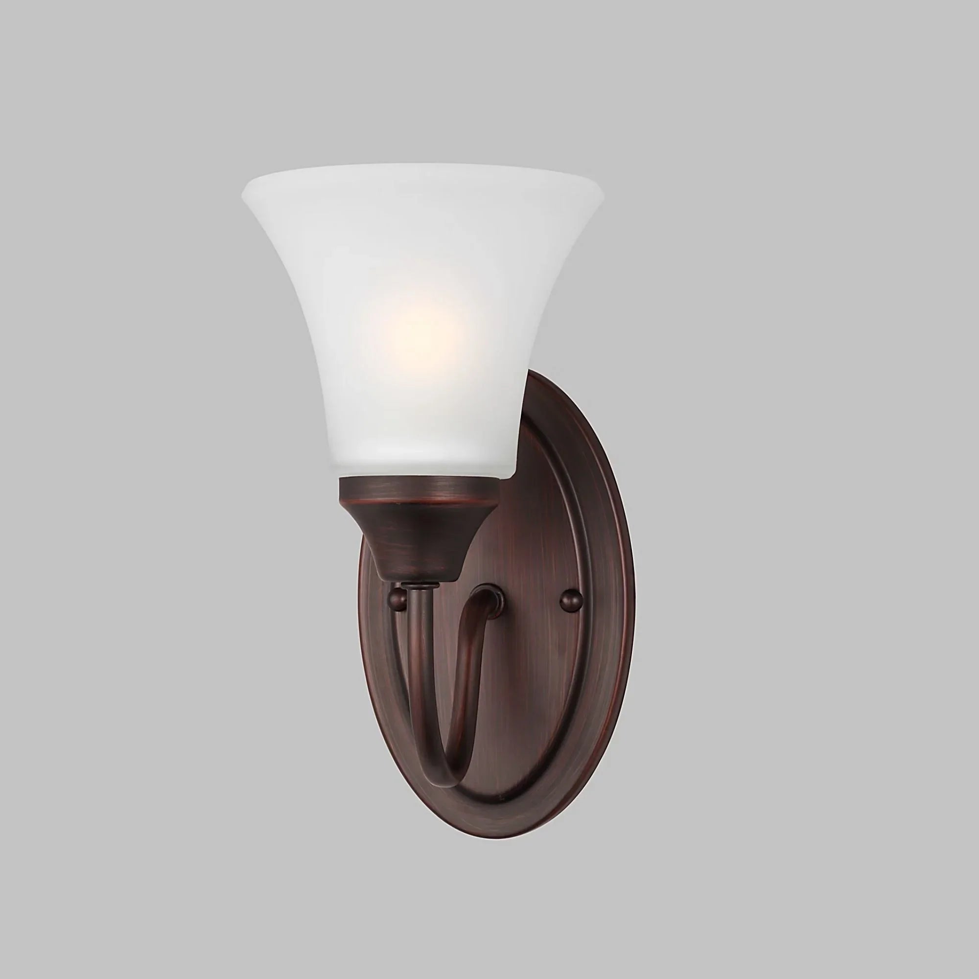 Holman 10" LED Bath Sconce, Bronze Finish