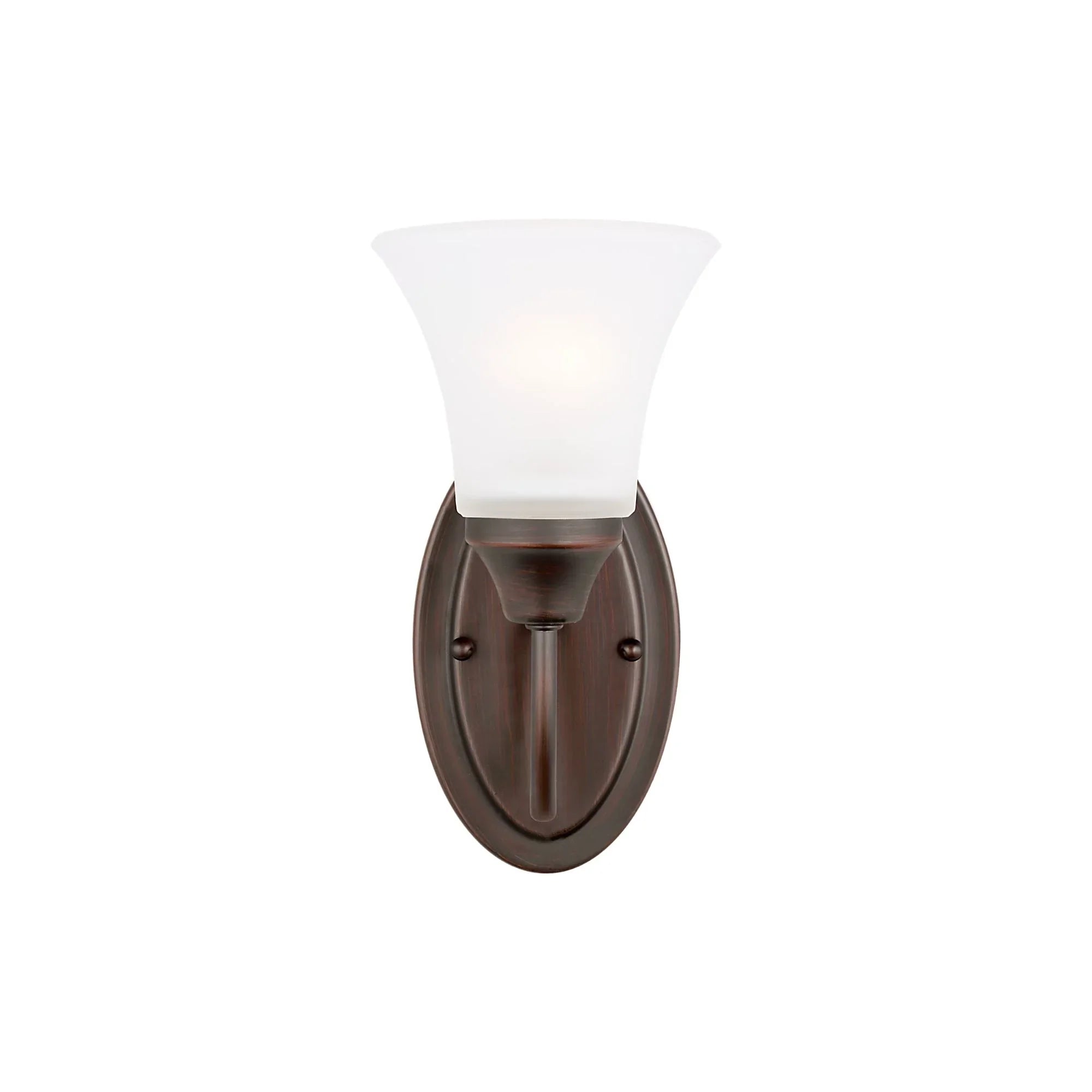 Holman 10" LED Bath Sconce, Bronze Finish