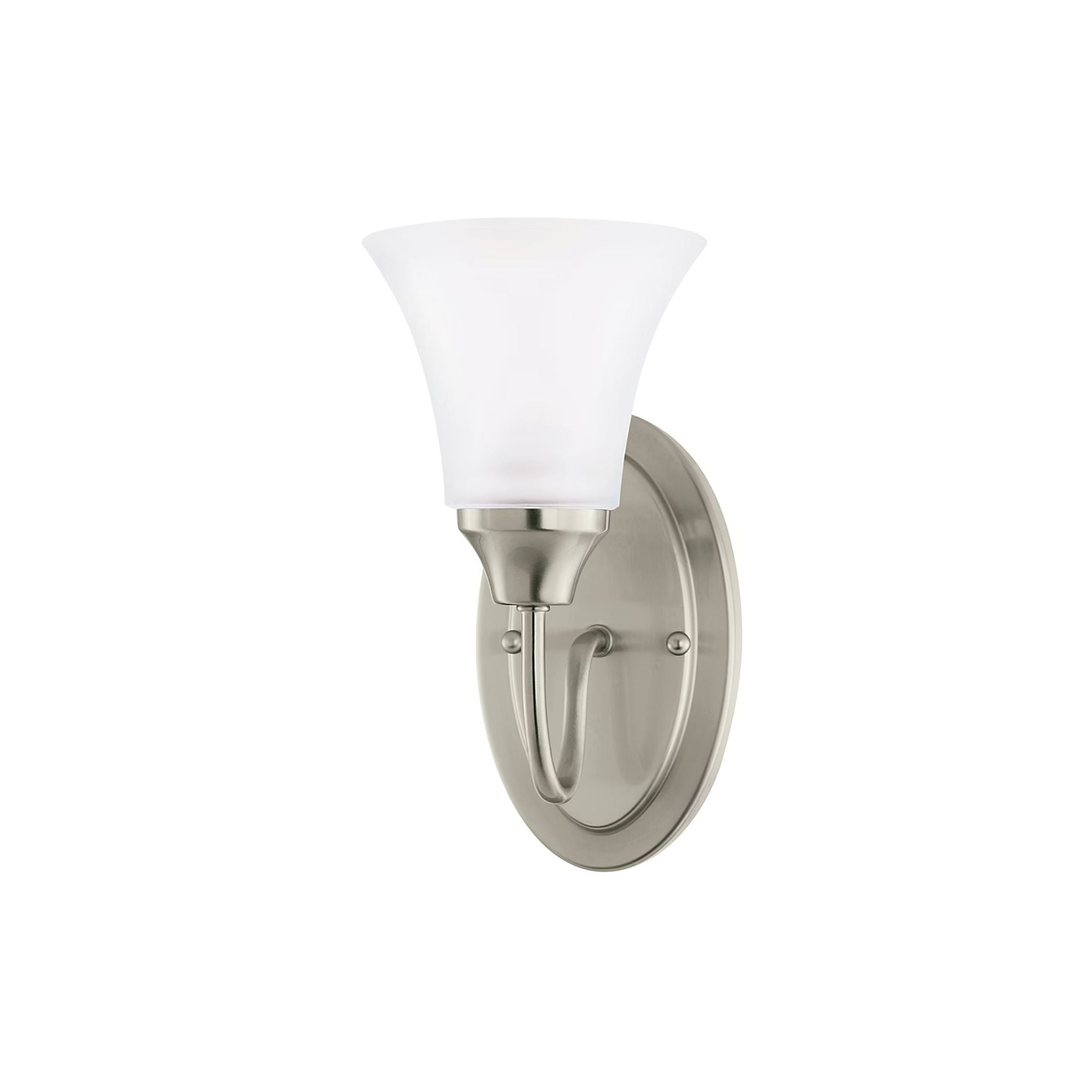 Holman 10" LED Bath Sconce, Brushed Nickel Finish