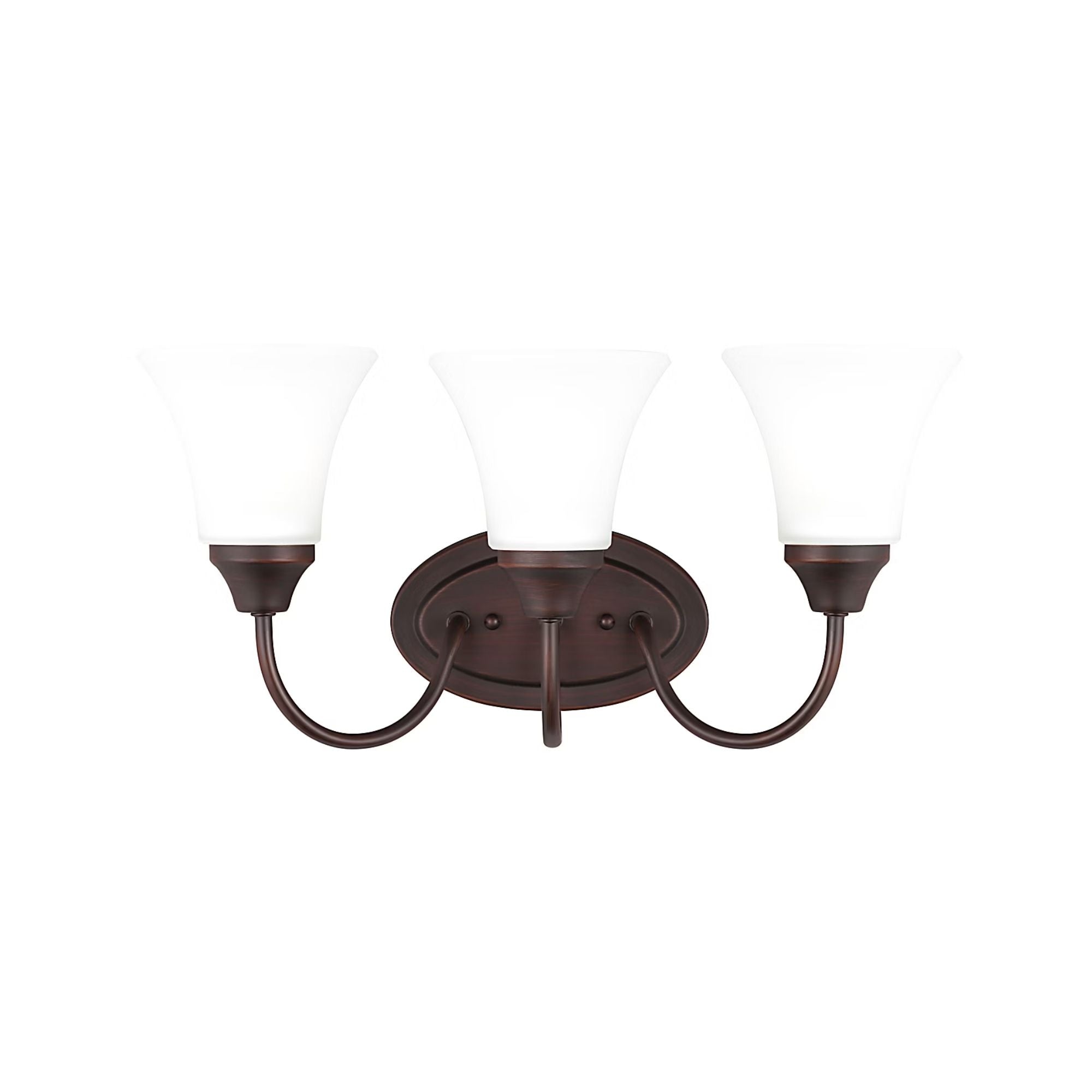 Holman 18" 3-Light Bathroom Vanity, Bronze Finish