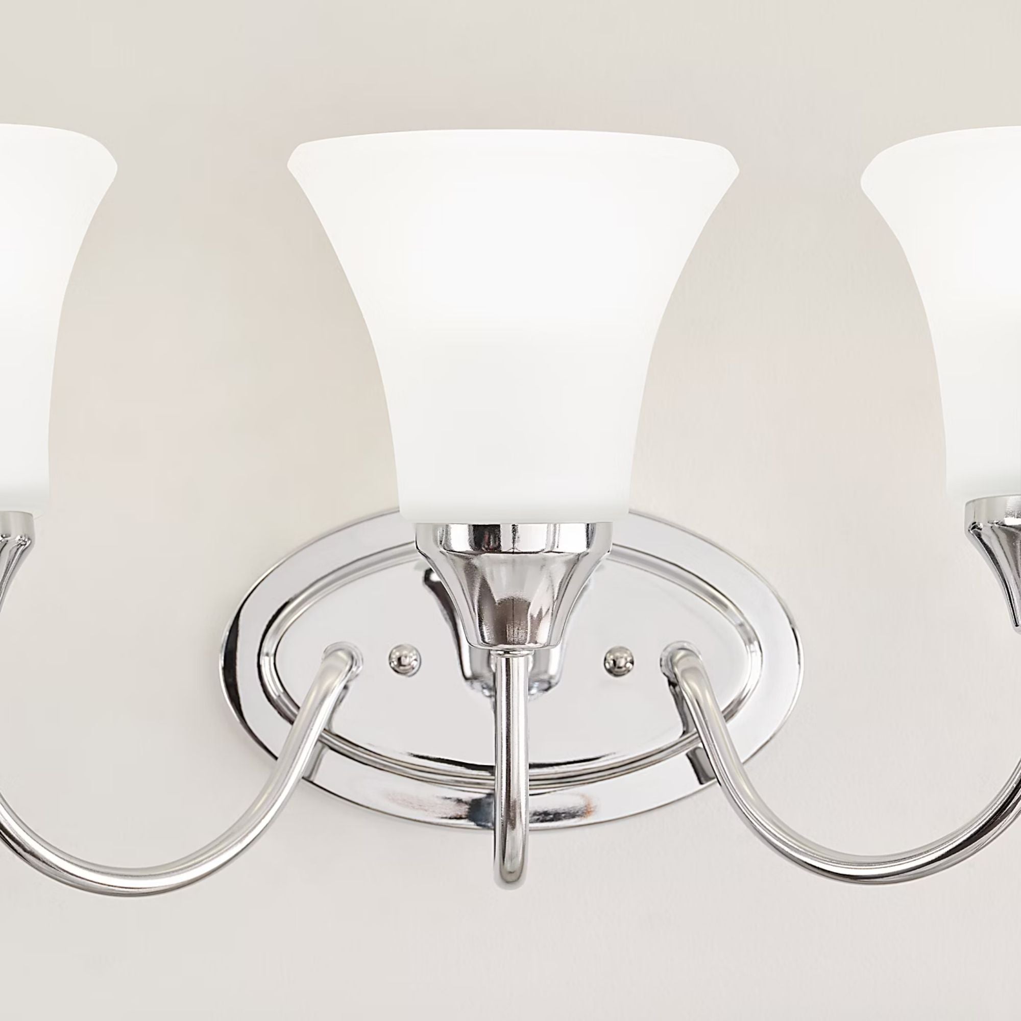 Holman 18" 3-Light LED Bathroom Vanity, Chrome Finish