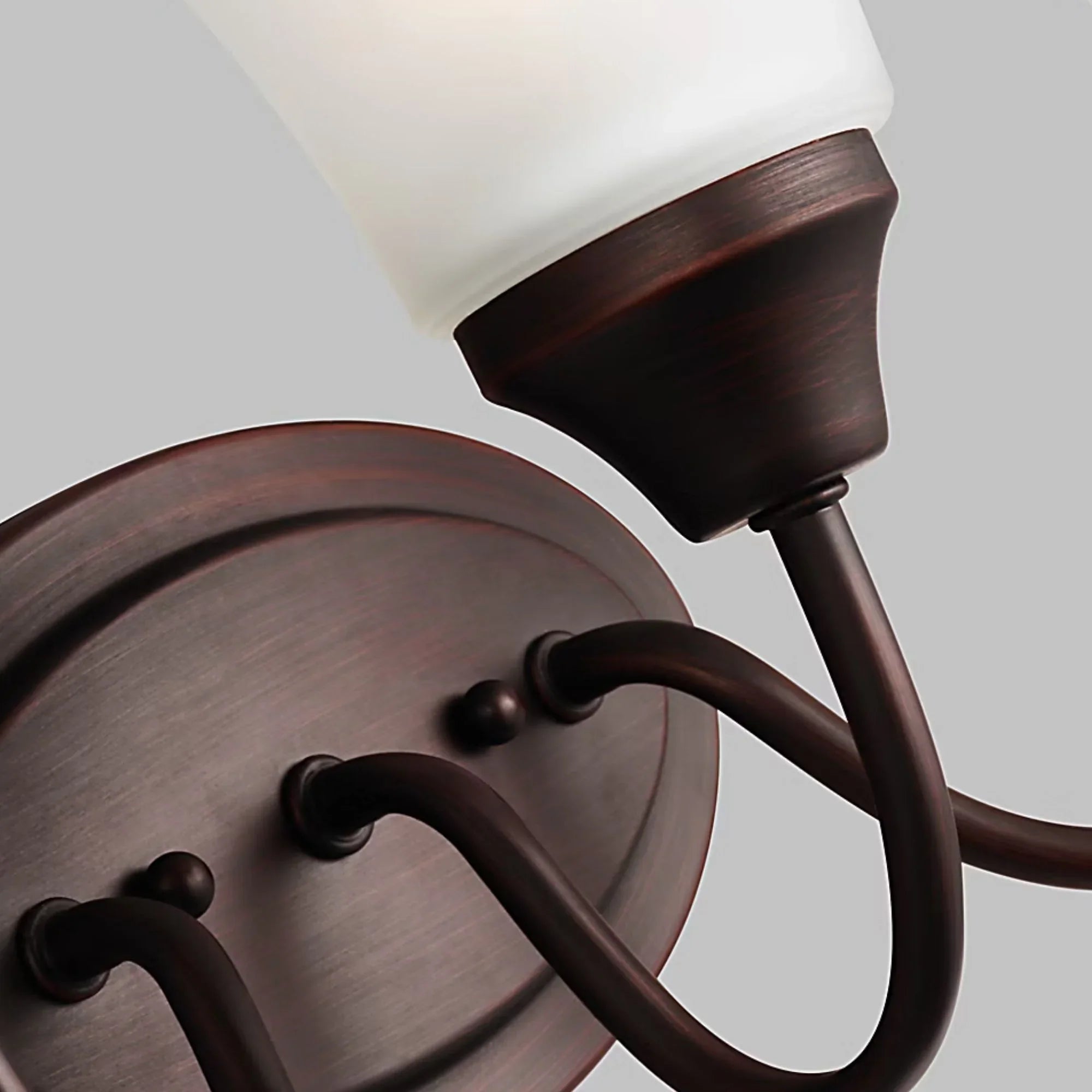 Holman 18" 3-Light LED Bathroom Vanity, Bronze Finish