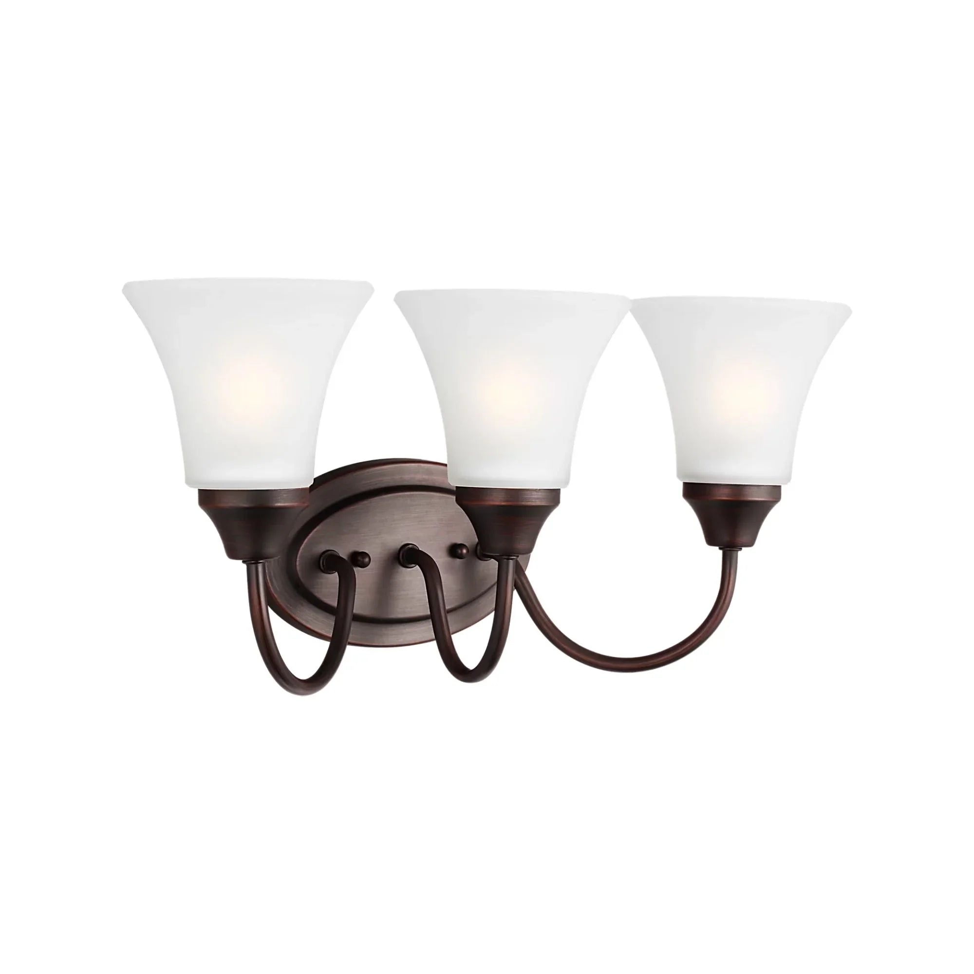 Holman 18" 3-Light LED Bathroom Vanity, Bronze Finish