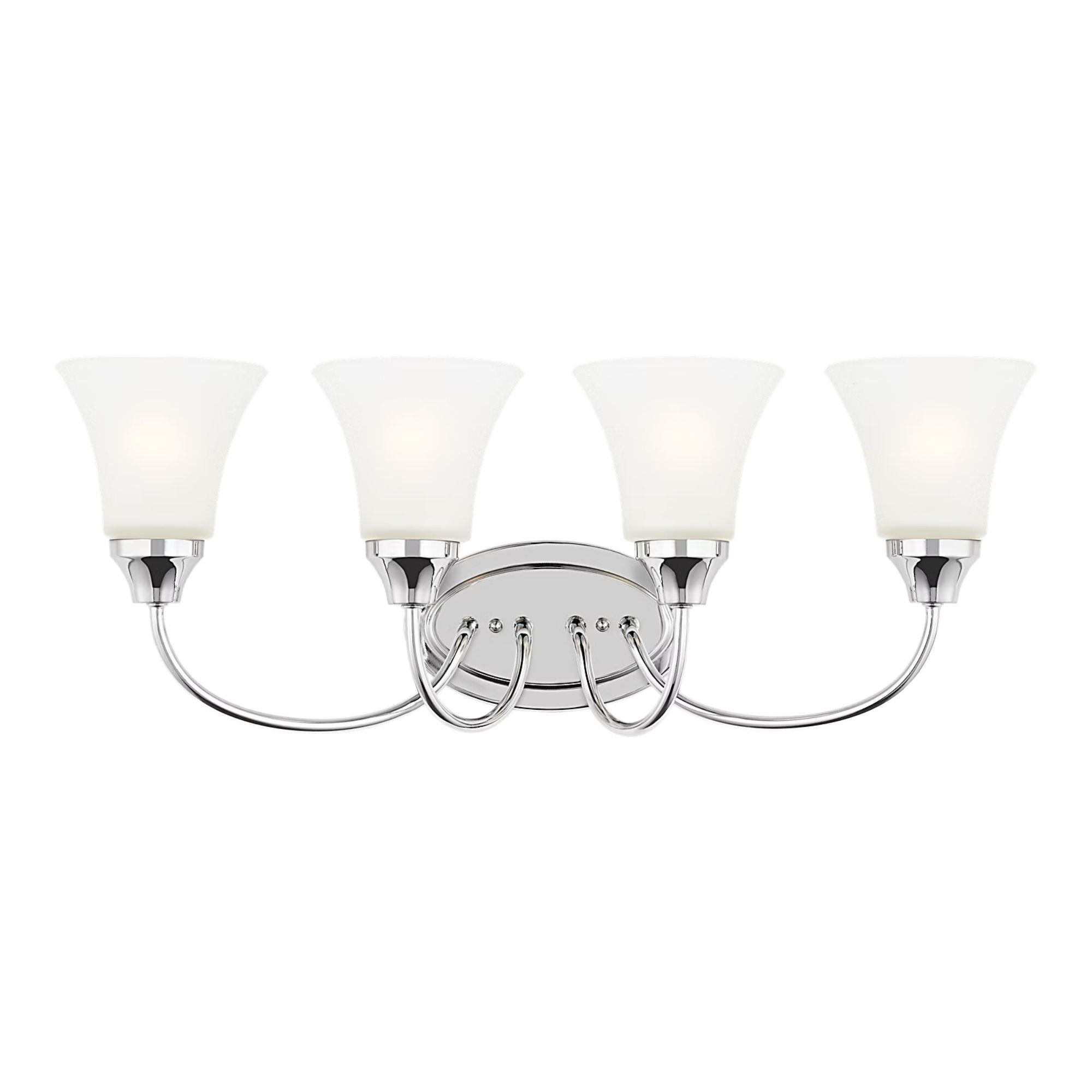 Holman 25" 4-Light Bathroom Vanity, Chrome Finish