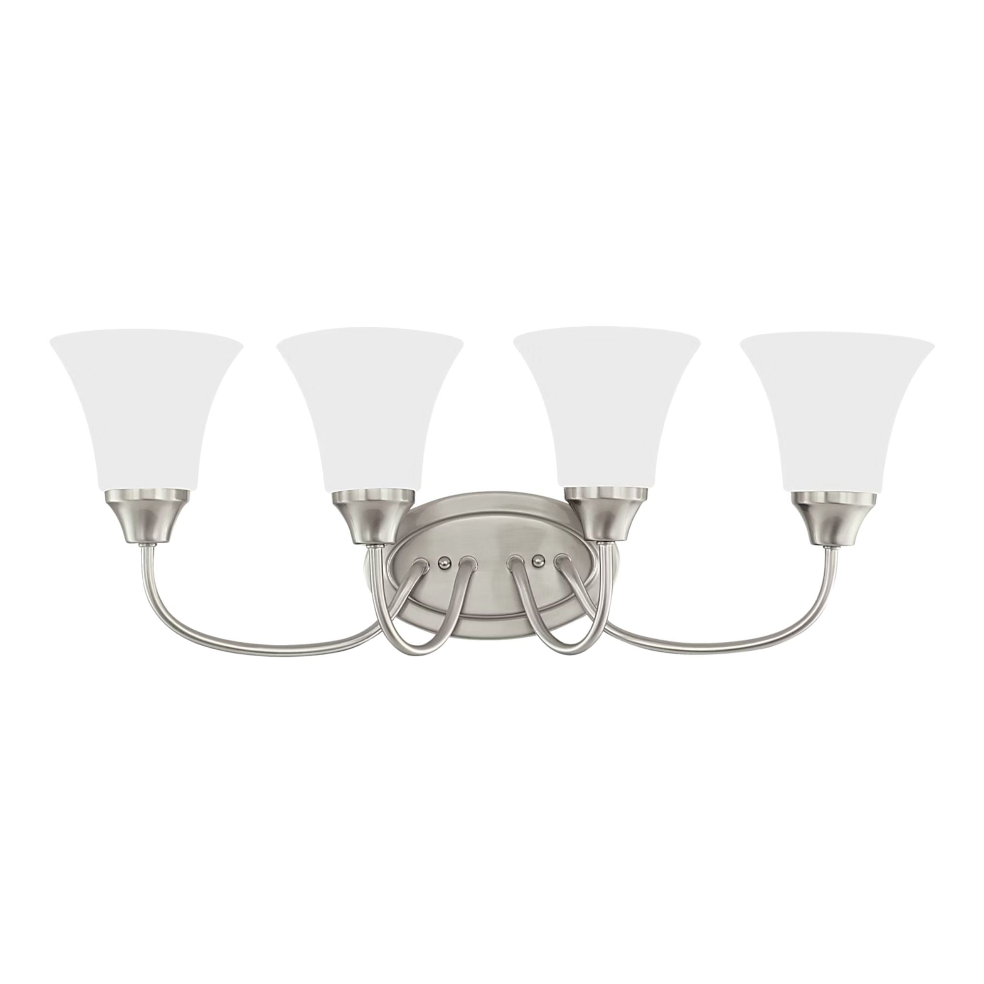 Holman 25" 4-Light Bathroom Vanity, Brushed Nickel Finish