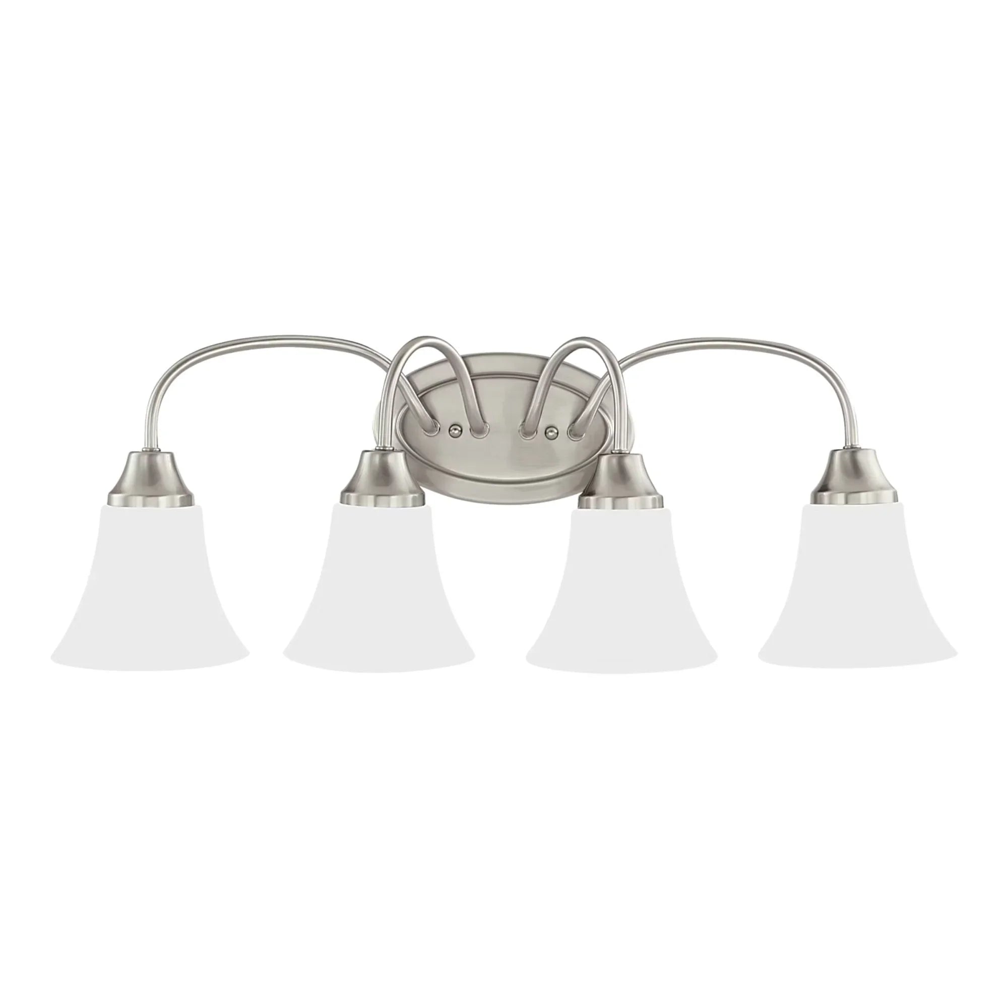 Holman 25" 4-Light Bathroom Vanity, Brushed Nickel Finish