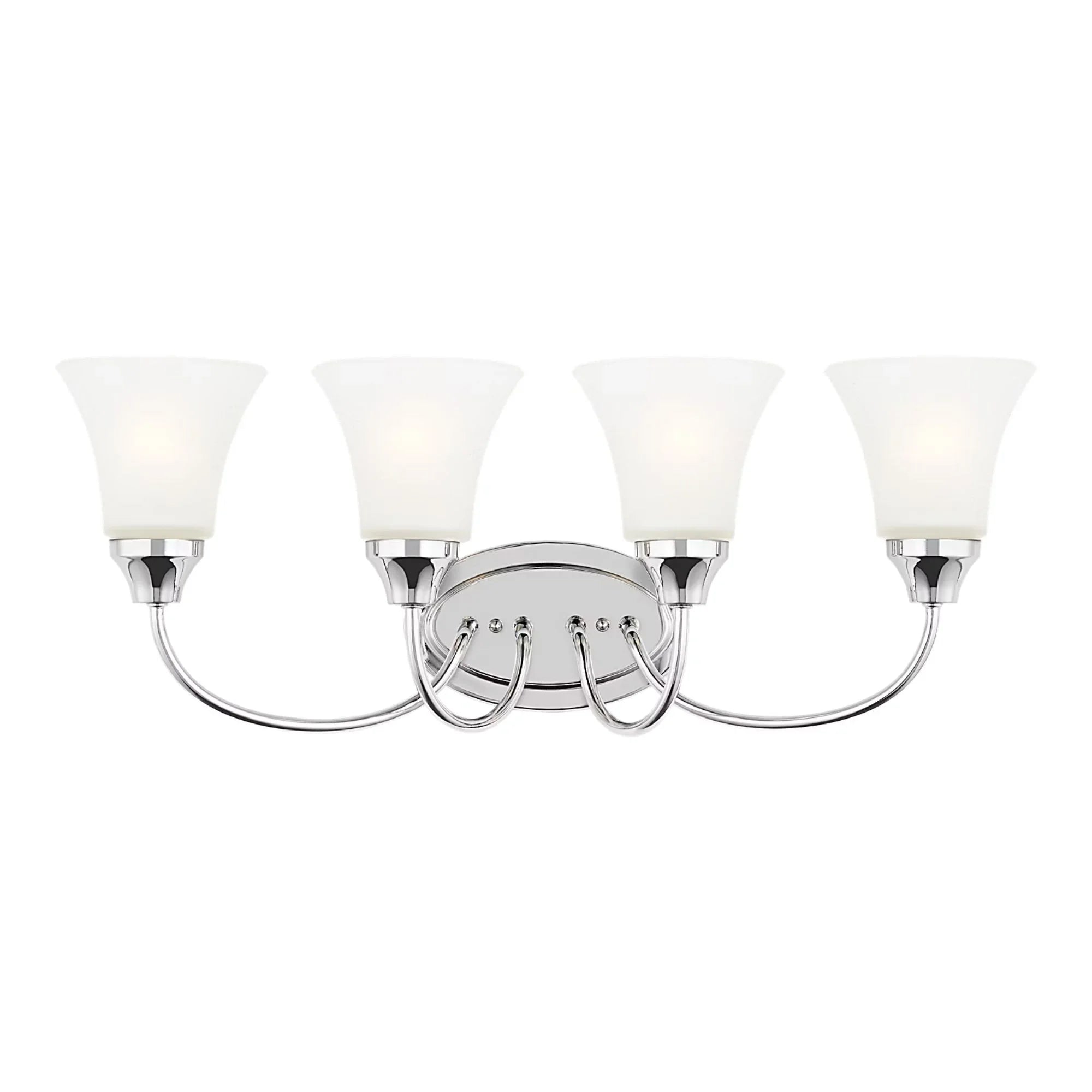 Holman 25" 4-Light LED Bathroom Vanity, Chrome Finish