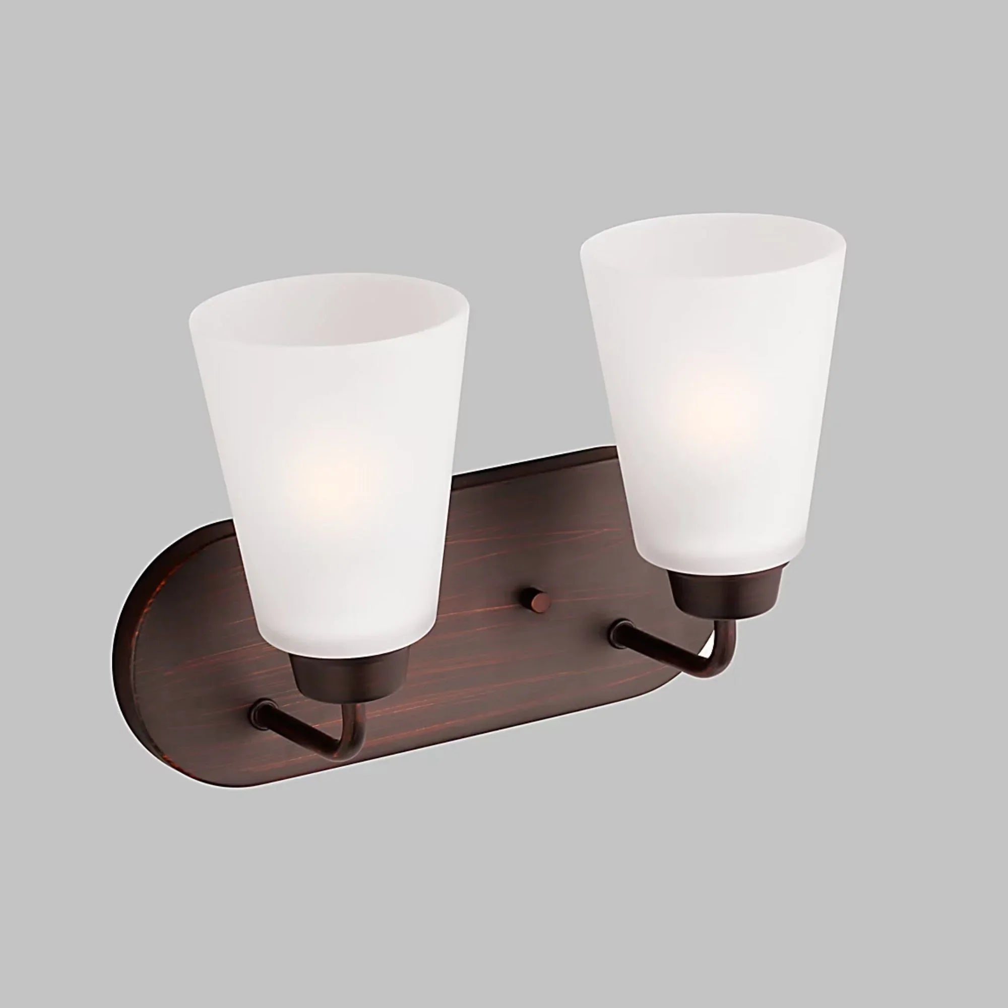 Kerrville 12" 2-Light LED Bathroom Vanity, Bronze Finish