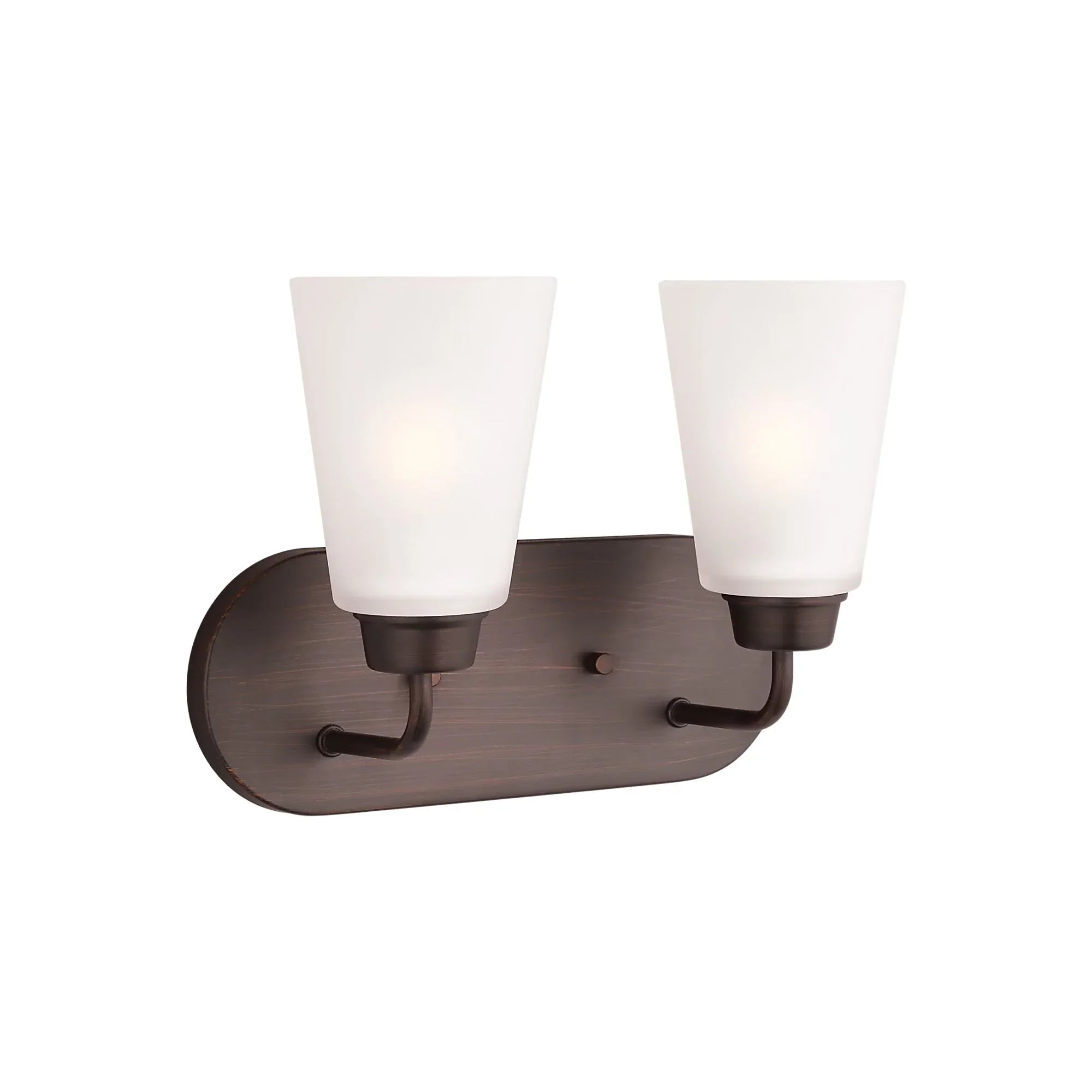 Kerrville 12" 2-Light LED Bathroom Vanity, Bronze Finish