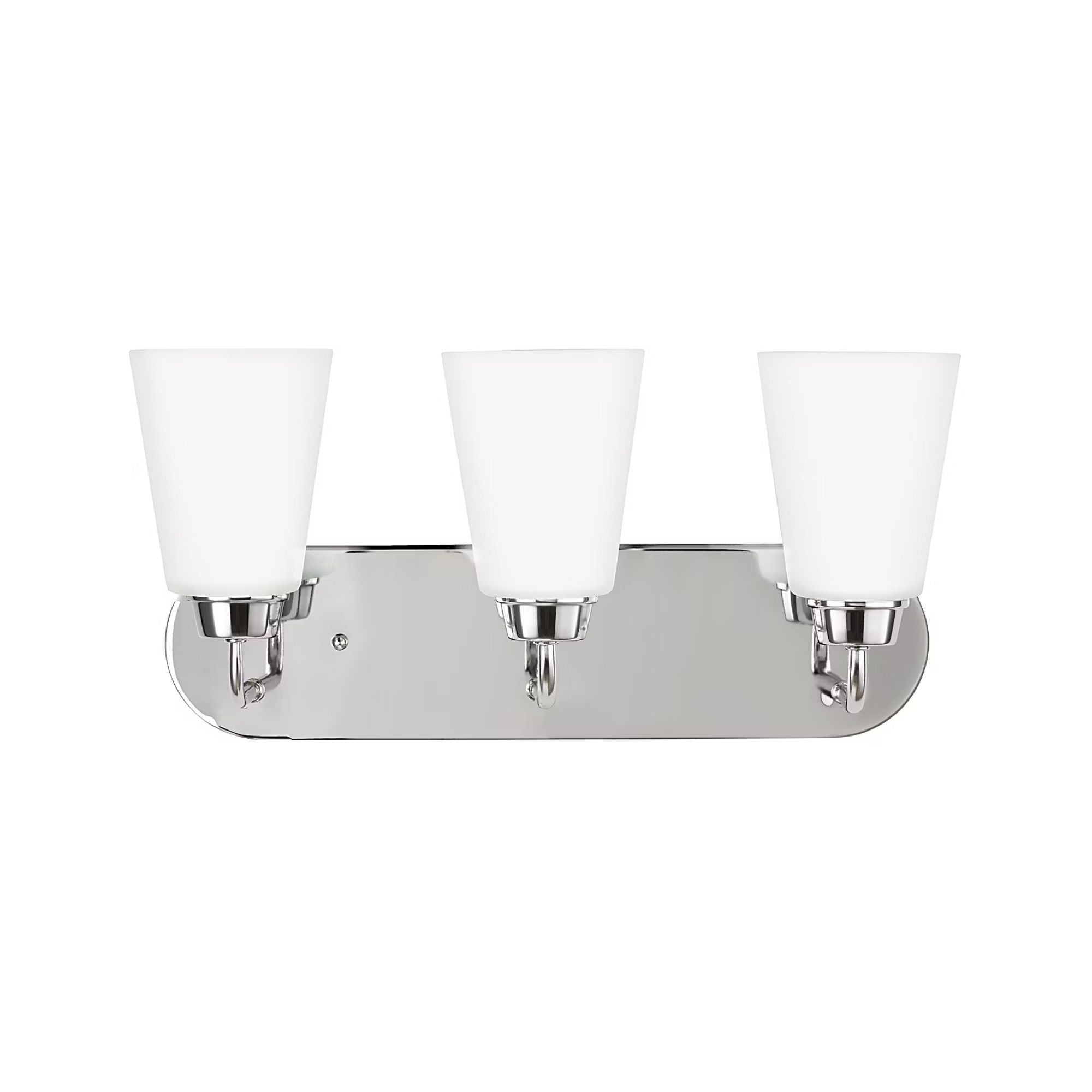 Kerrville 18" 3-Light LED Bathroom Vanity, Chrome Finish