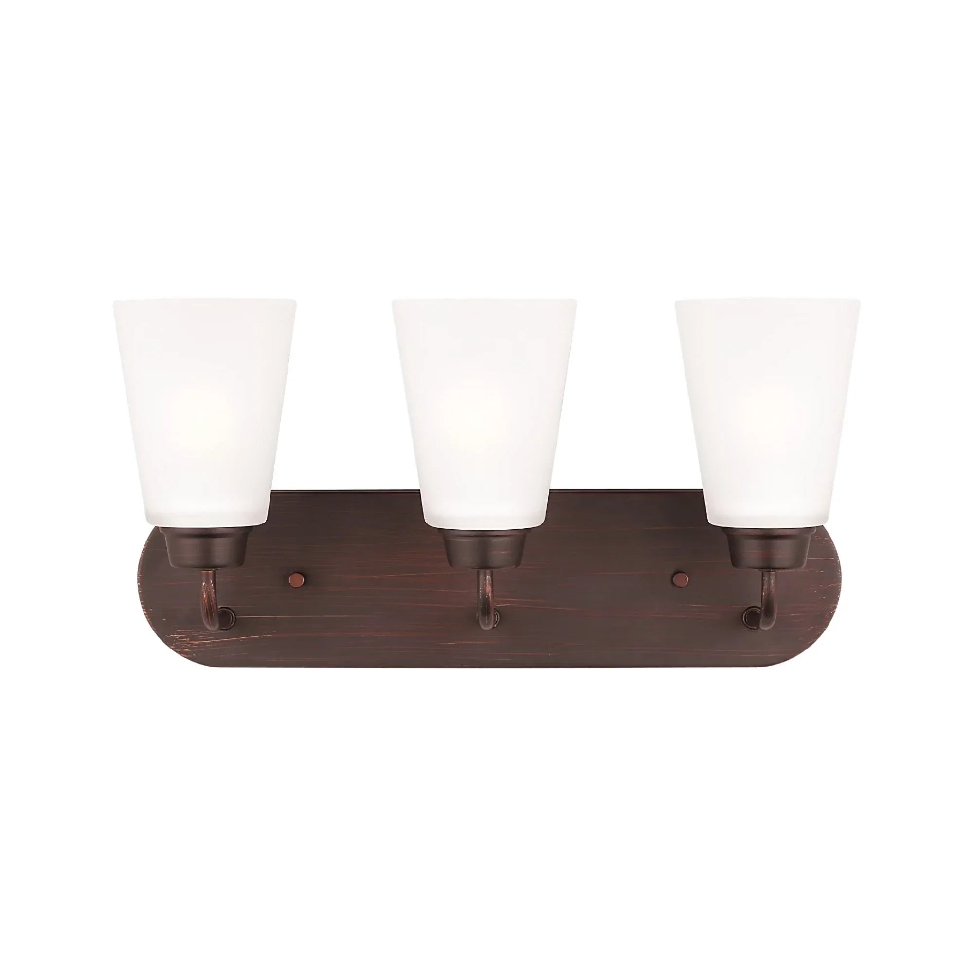 Kerrville 18" 3-Light LED Bathroom Vanity, Bronze Finish