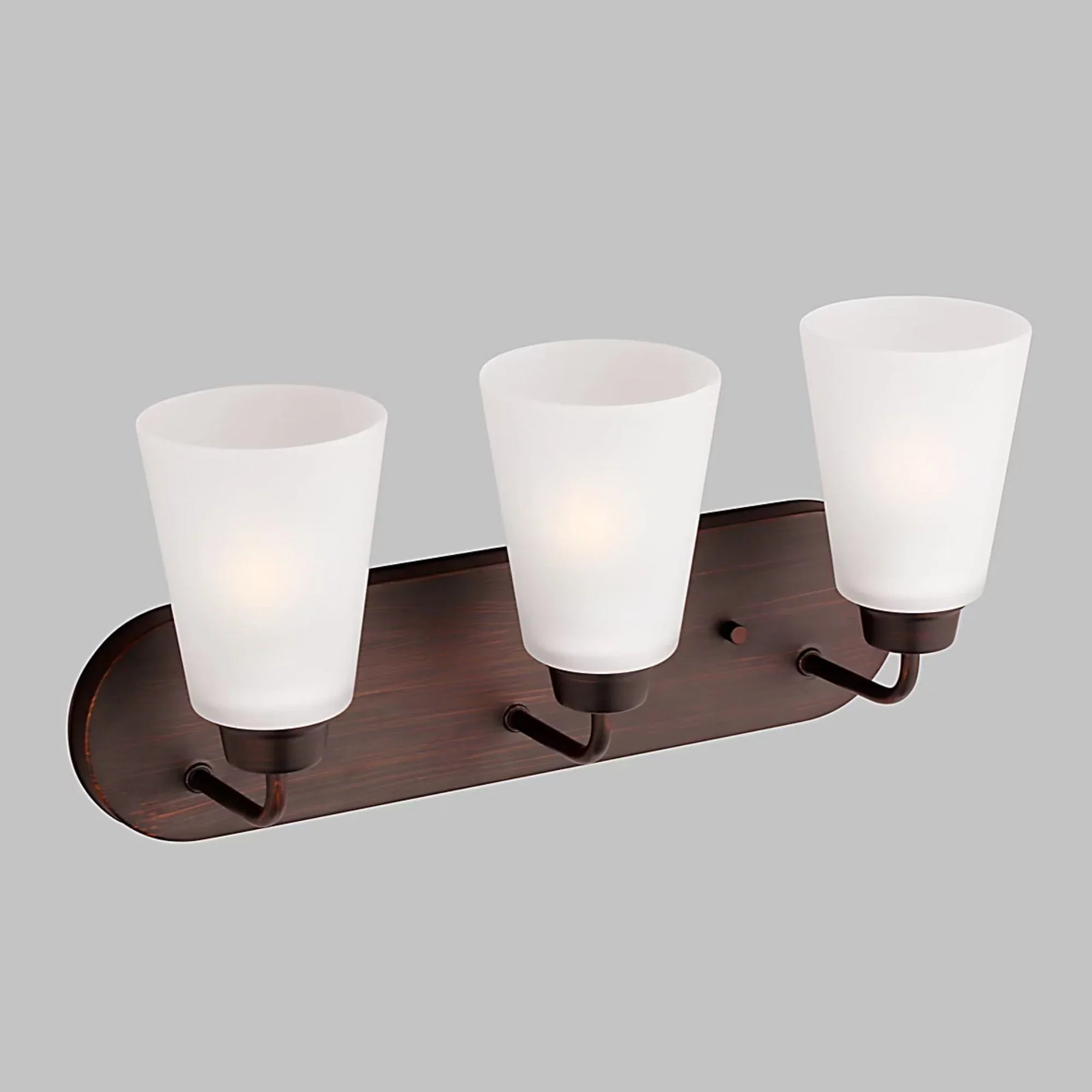Kerrville 18" 3-Light LED Bathroom Vanity, Bronze Finish