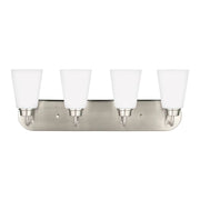 Kerrville 25" 4-Light LED Bathroom Vanity, Chrome Finish