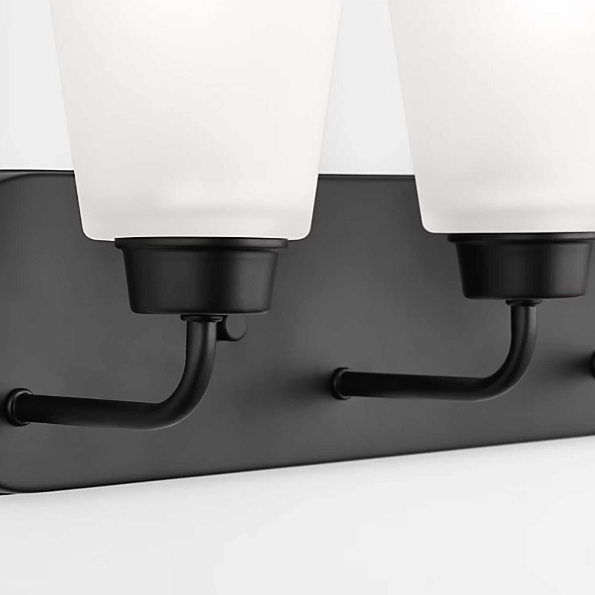 Kerrville 25" 4-Light LED Bathroom Vanity, Midnight Black Finish