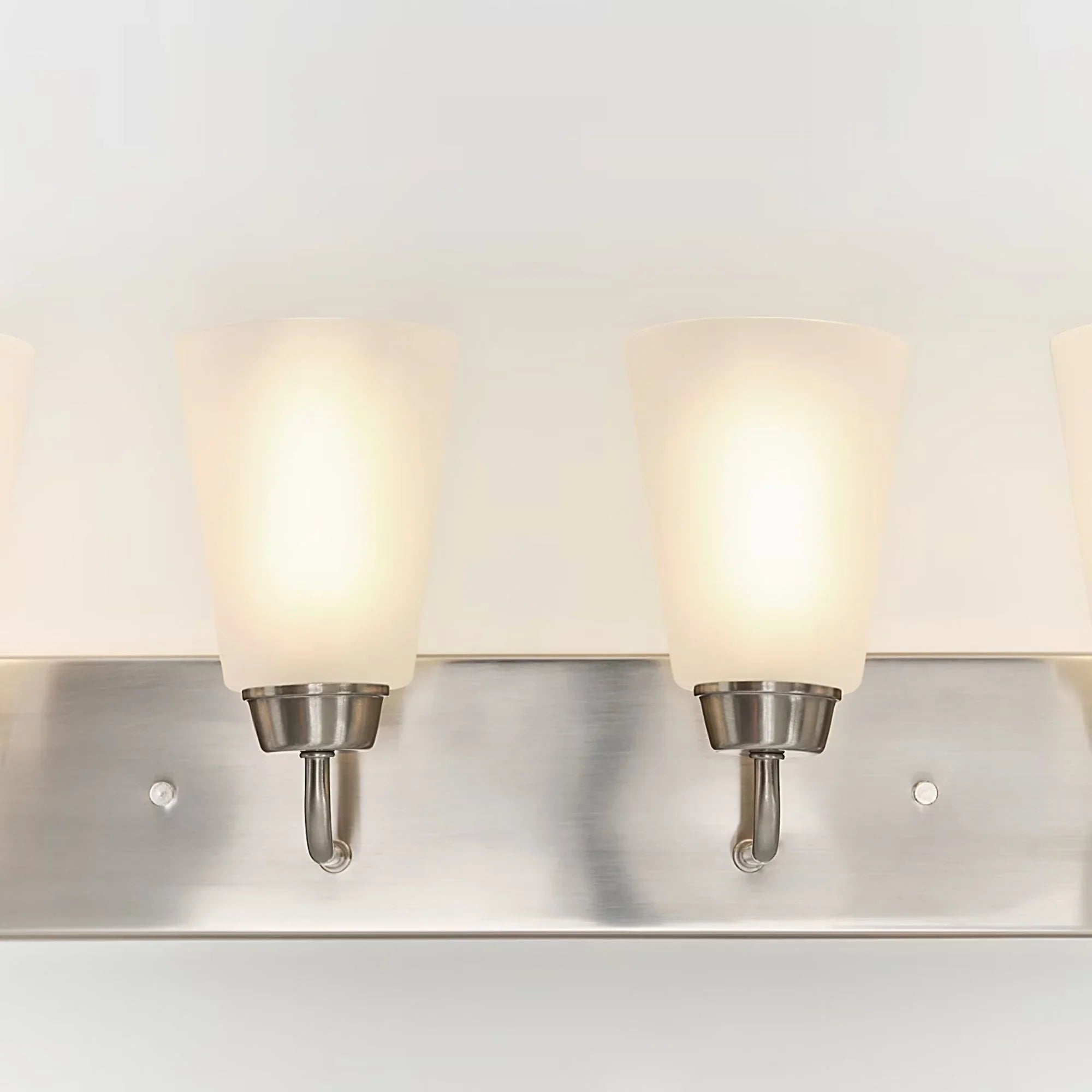 Kerrville 25" 4-Light LED Bathroom Vanity, Brushed Nickel Finish