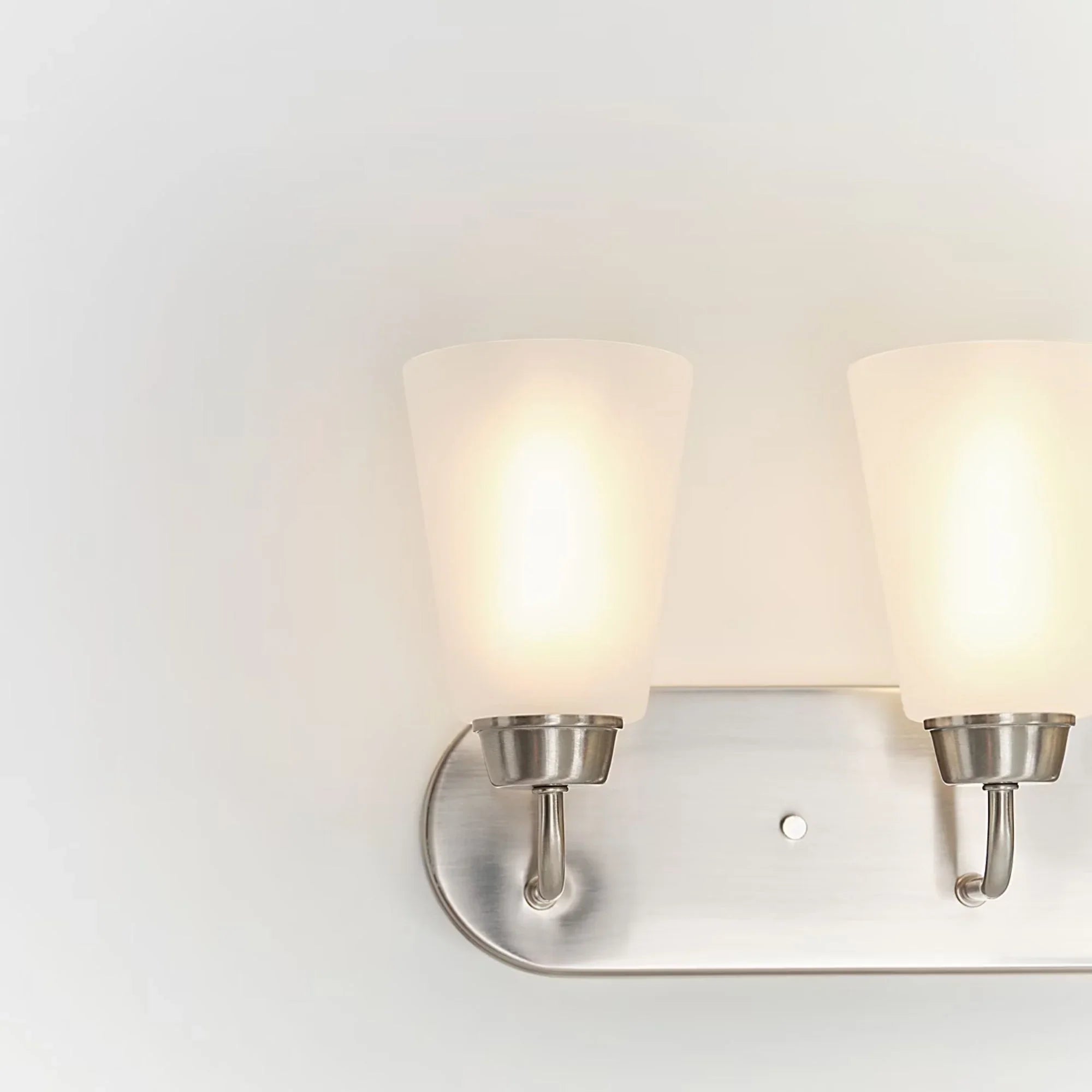 Kerrville 25" 4-Light LED Bathroom Vanity, Brushed Nickel Finish
