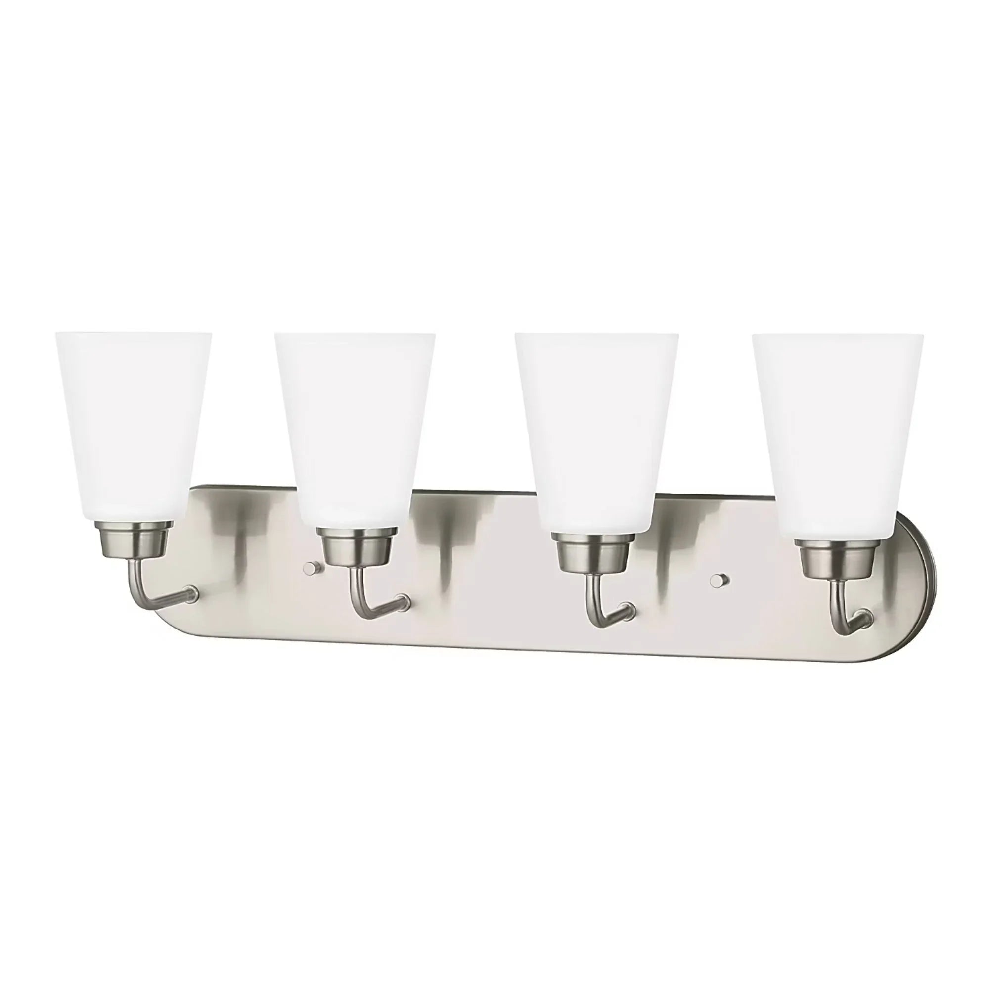 Kerrville 25" 4-Light LED Bathroom Vanity, Brushed Nickel Finish