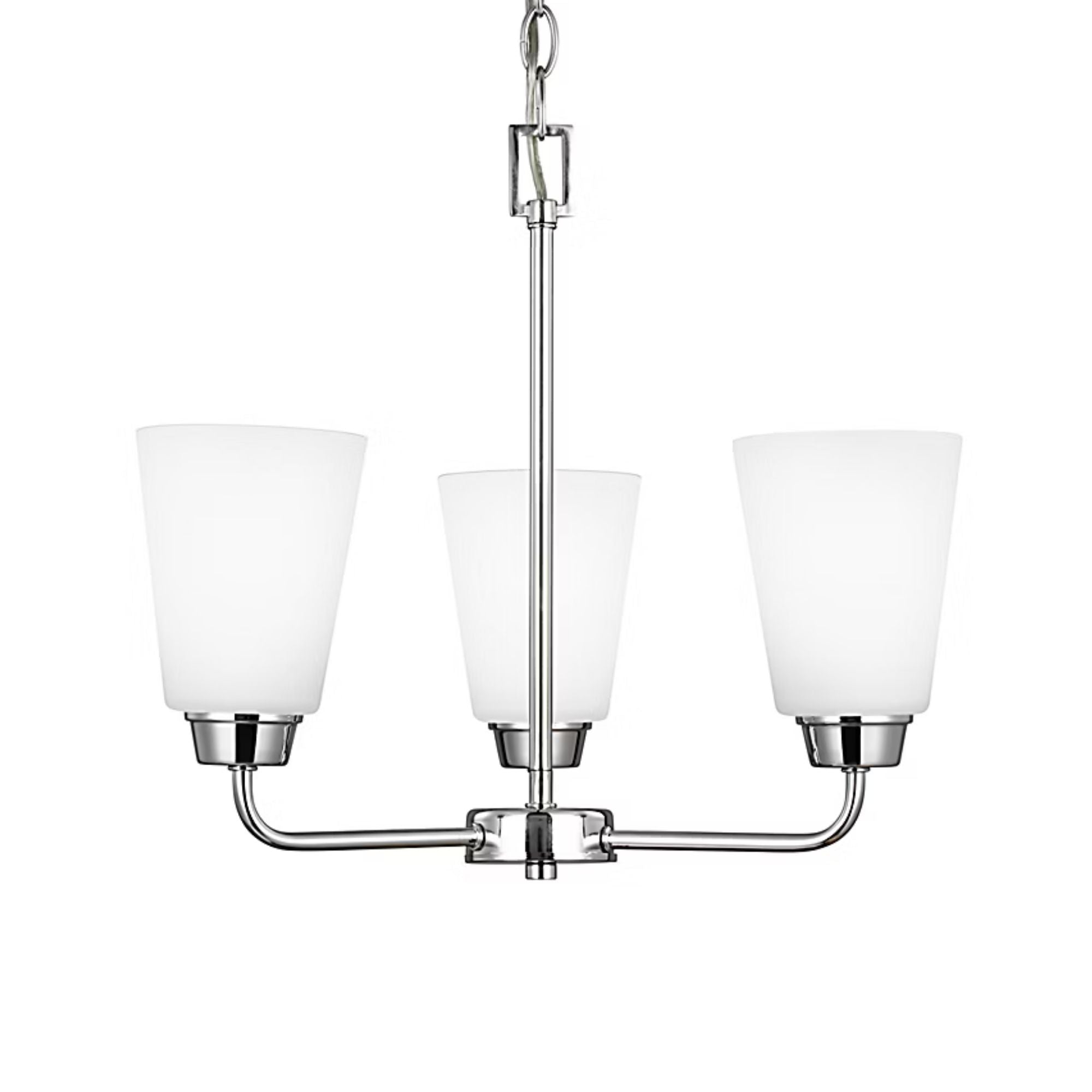 Kerrville 18" 3-Light LED Chandelier, Chrome Finish