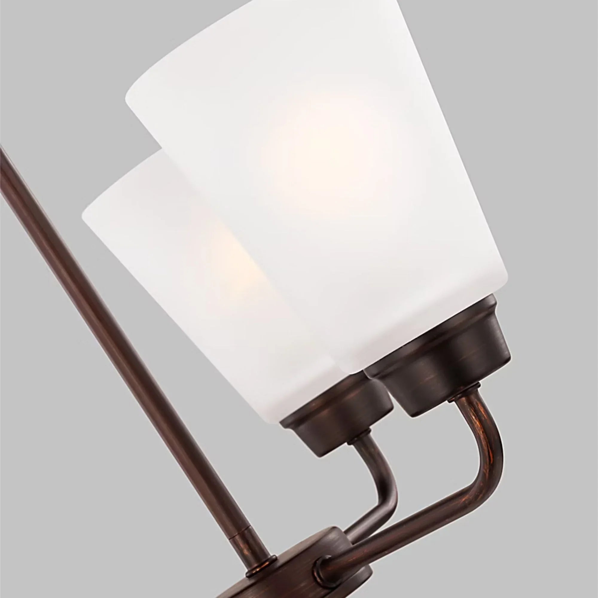 Kerrville 18" 3-Light LED Chandelier, Bronze Finish