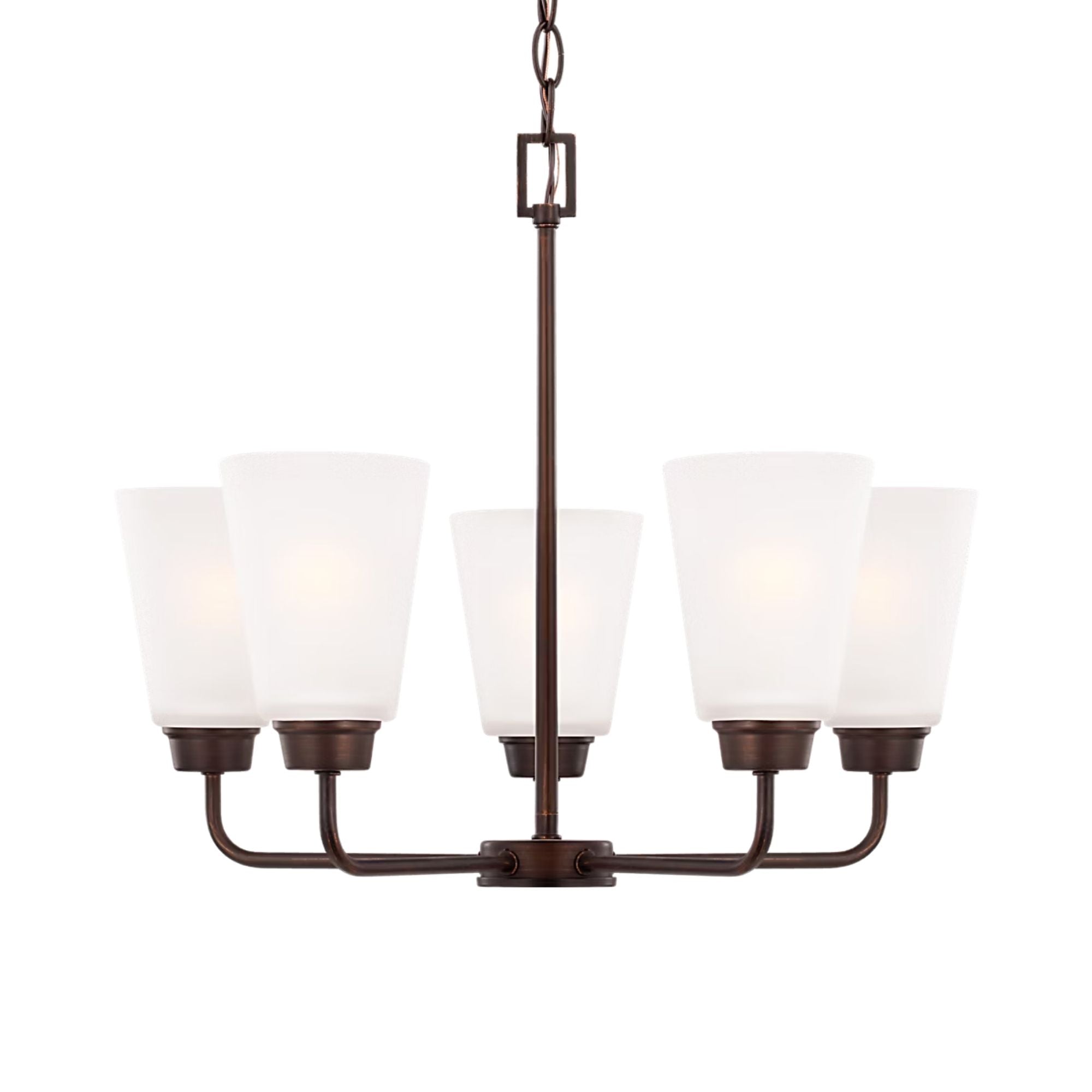 Kerrville 20" 5-Light Chandelier, Bronze Finish