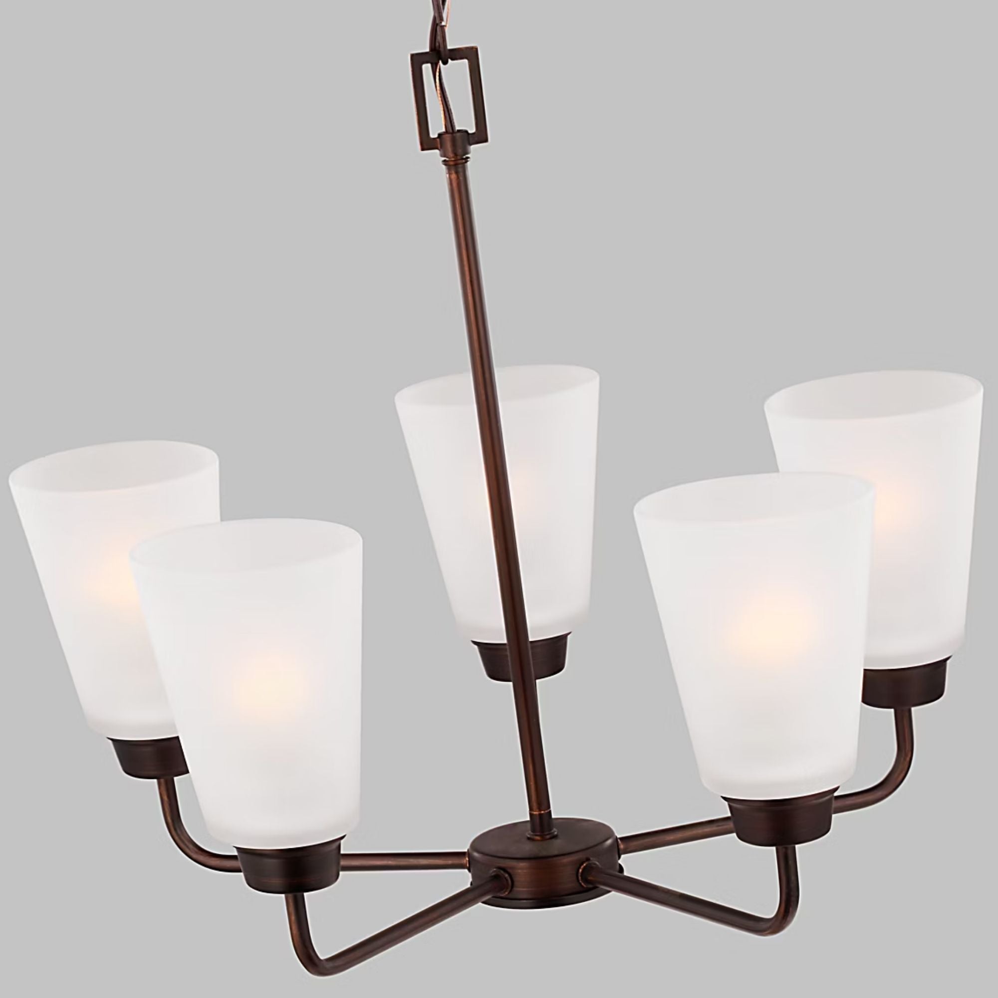 Kerrville 20" 5-Light Chandelier, Bronze Finish