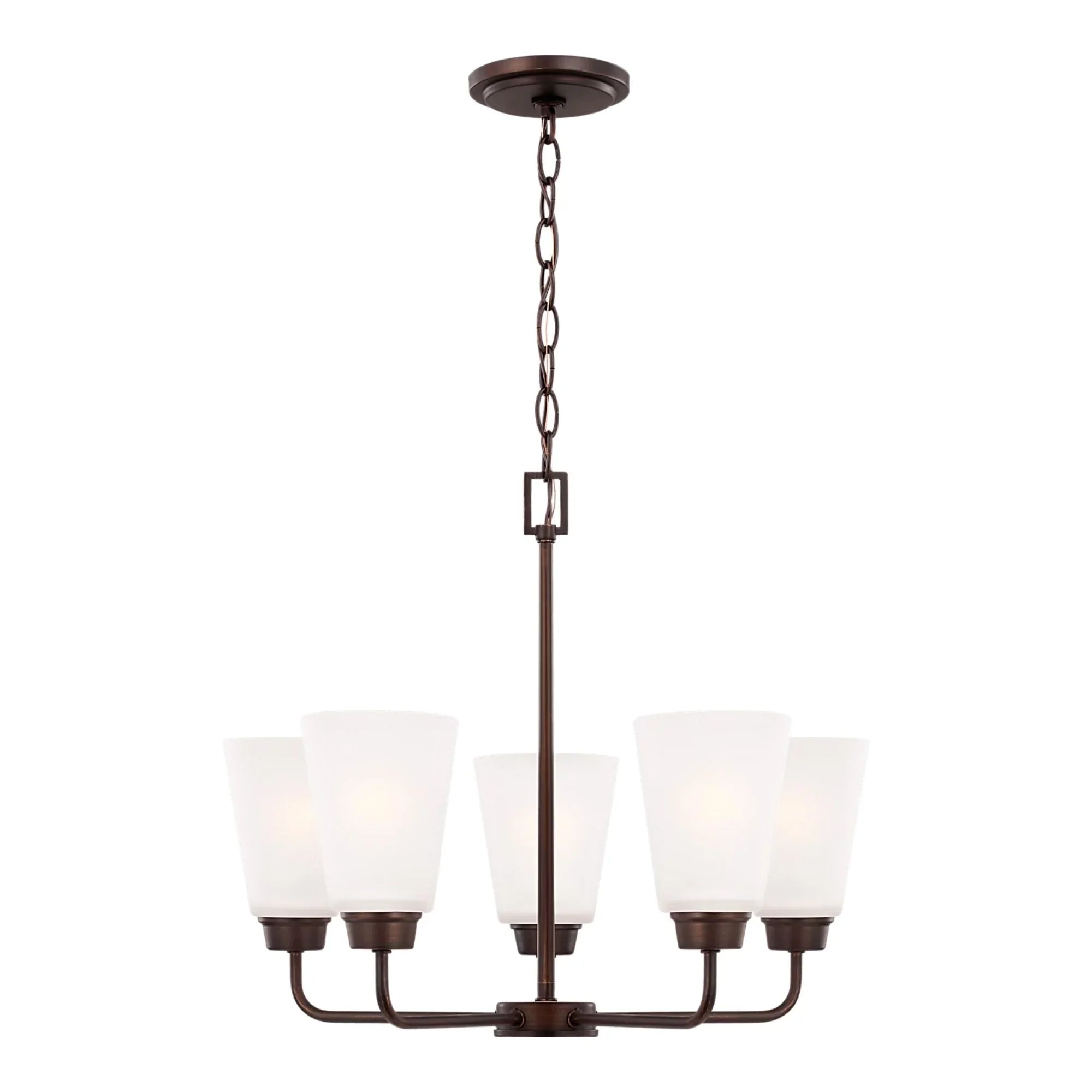 Kerrville 20" 5-Light Chandelier, Bronze Finish