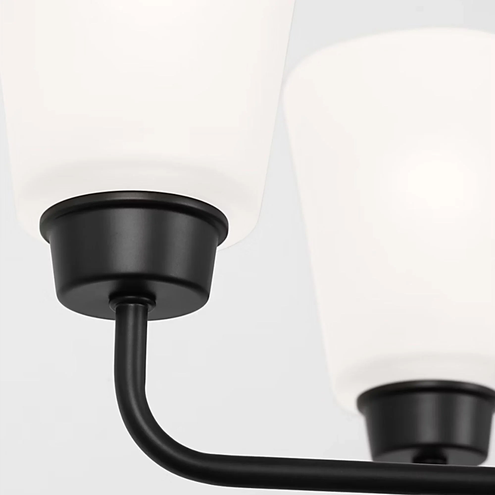 Kerrville 20" 5-Light LED Chandelier, Midnight Black Finish