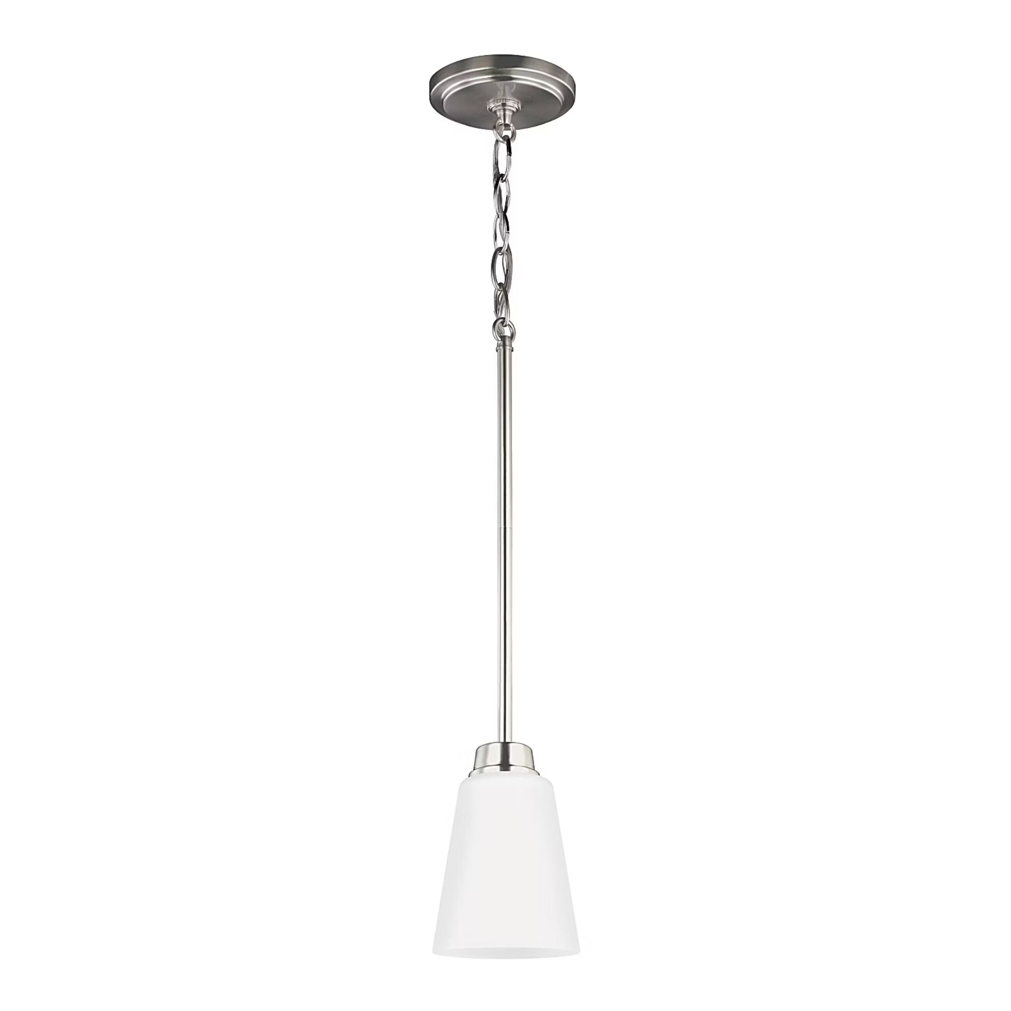 Kerrville 4" LED Mini Pendant, Brushed Nickel Finish