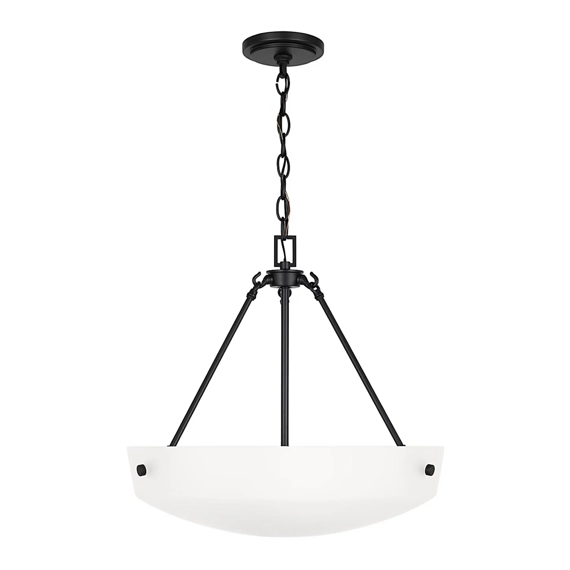 Kerrville 19" 3-Light LED Pendant, Midnight Black Finish
