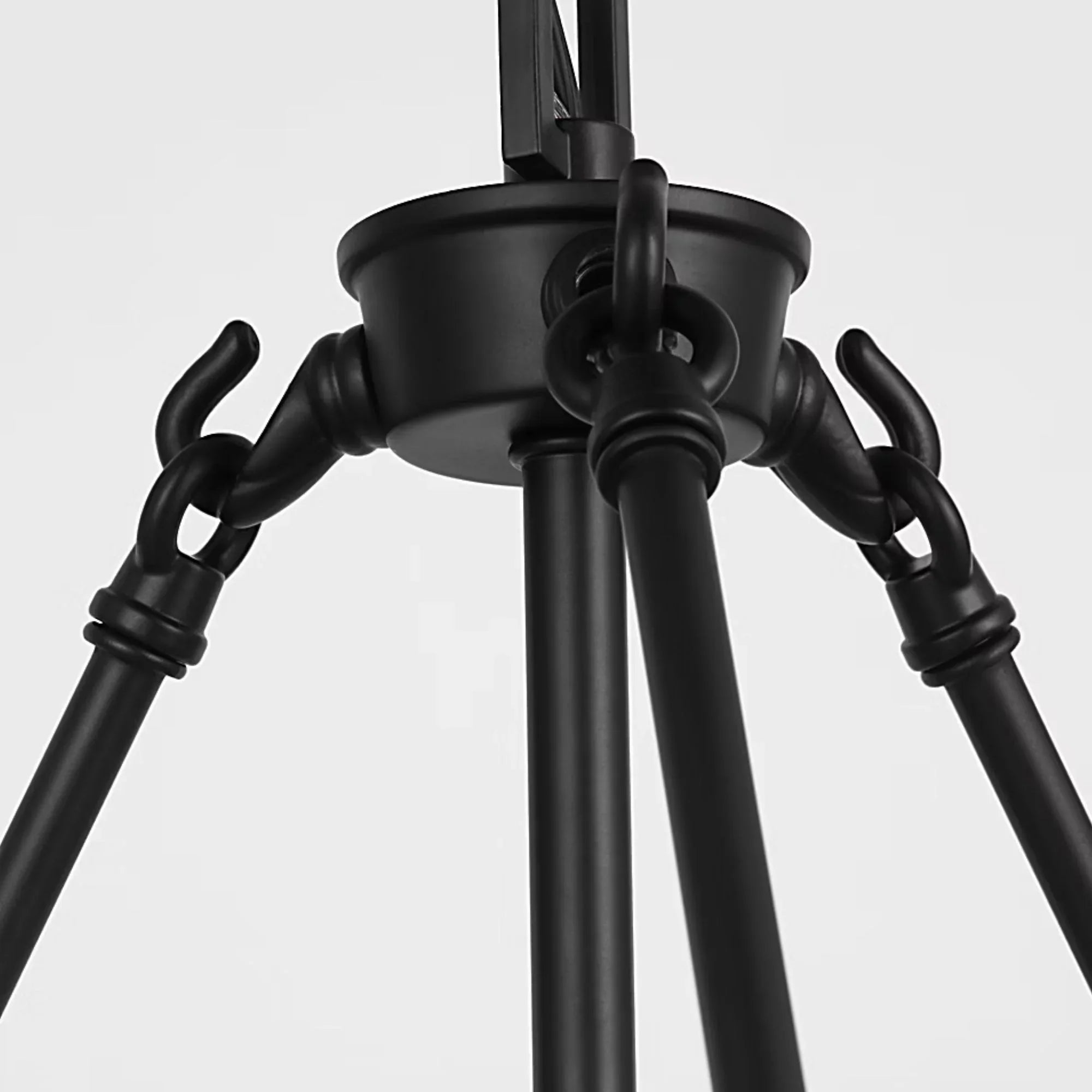 Kerrville 19" 3-Light LED Pendant, Midnight Black Finish