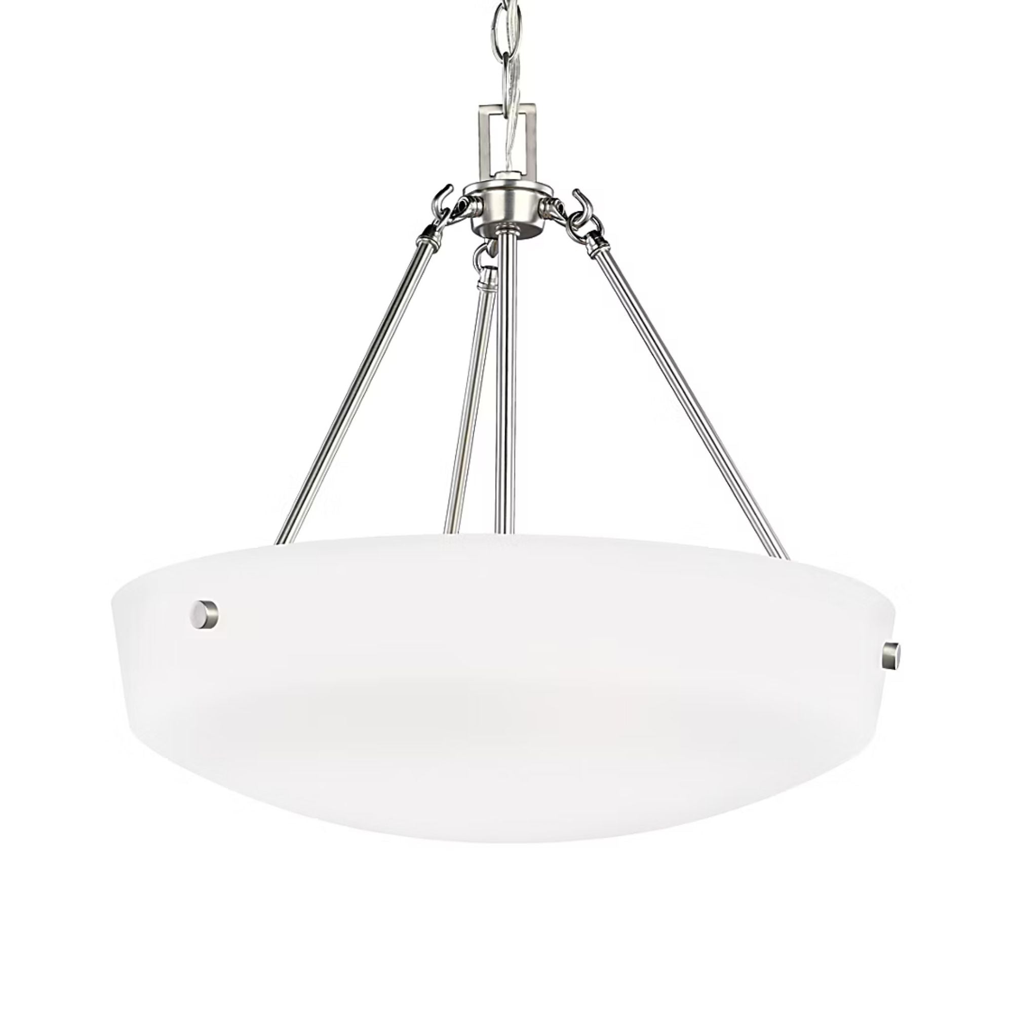 Kerrville 19" 3-Light LED Pendant, Brushed Nickel Finish