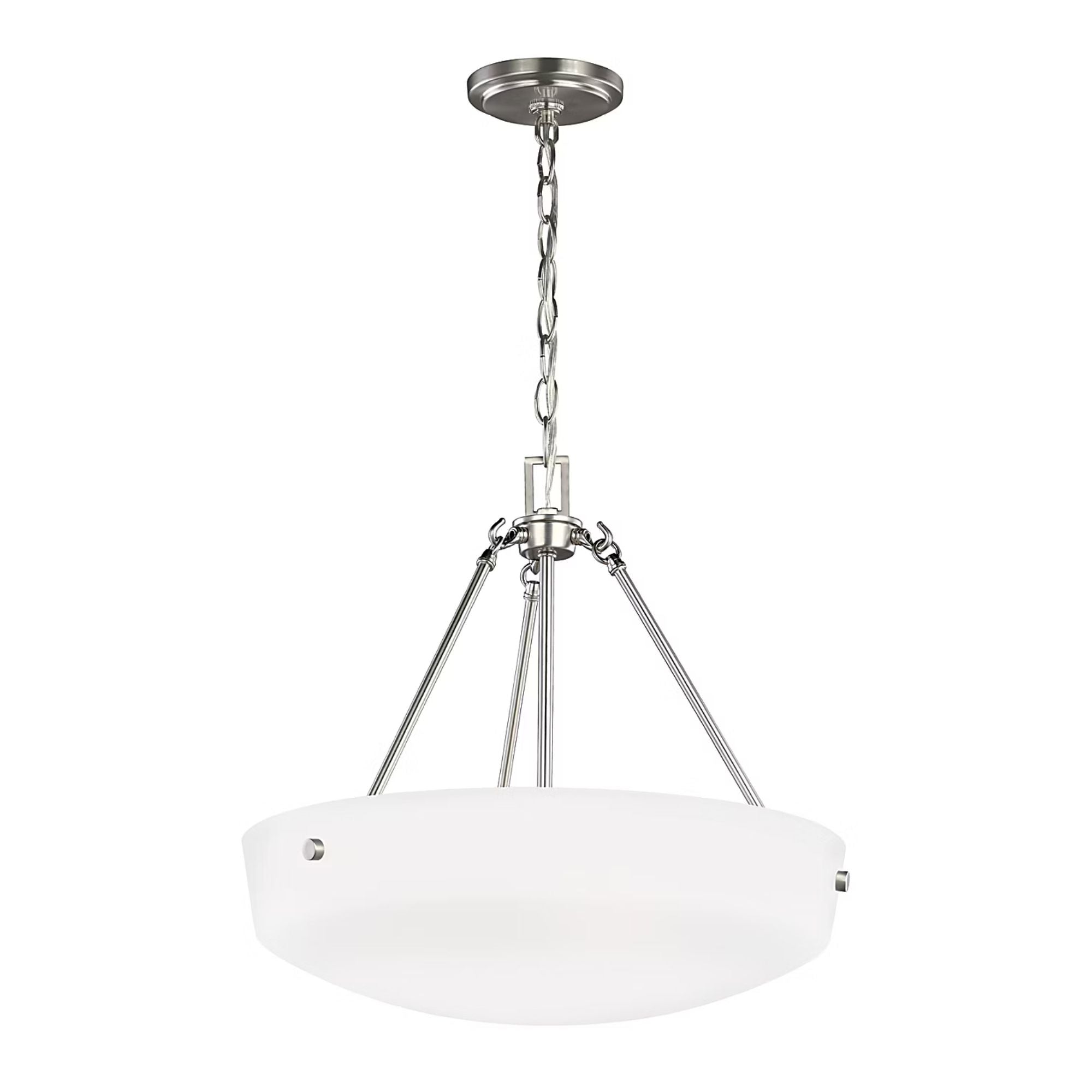 Kerrville 19" 3-Light LED Pendant, Brushed Nickel Finish