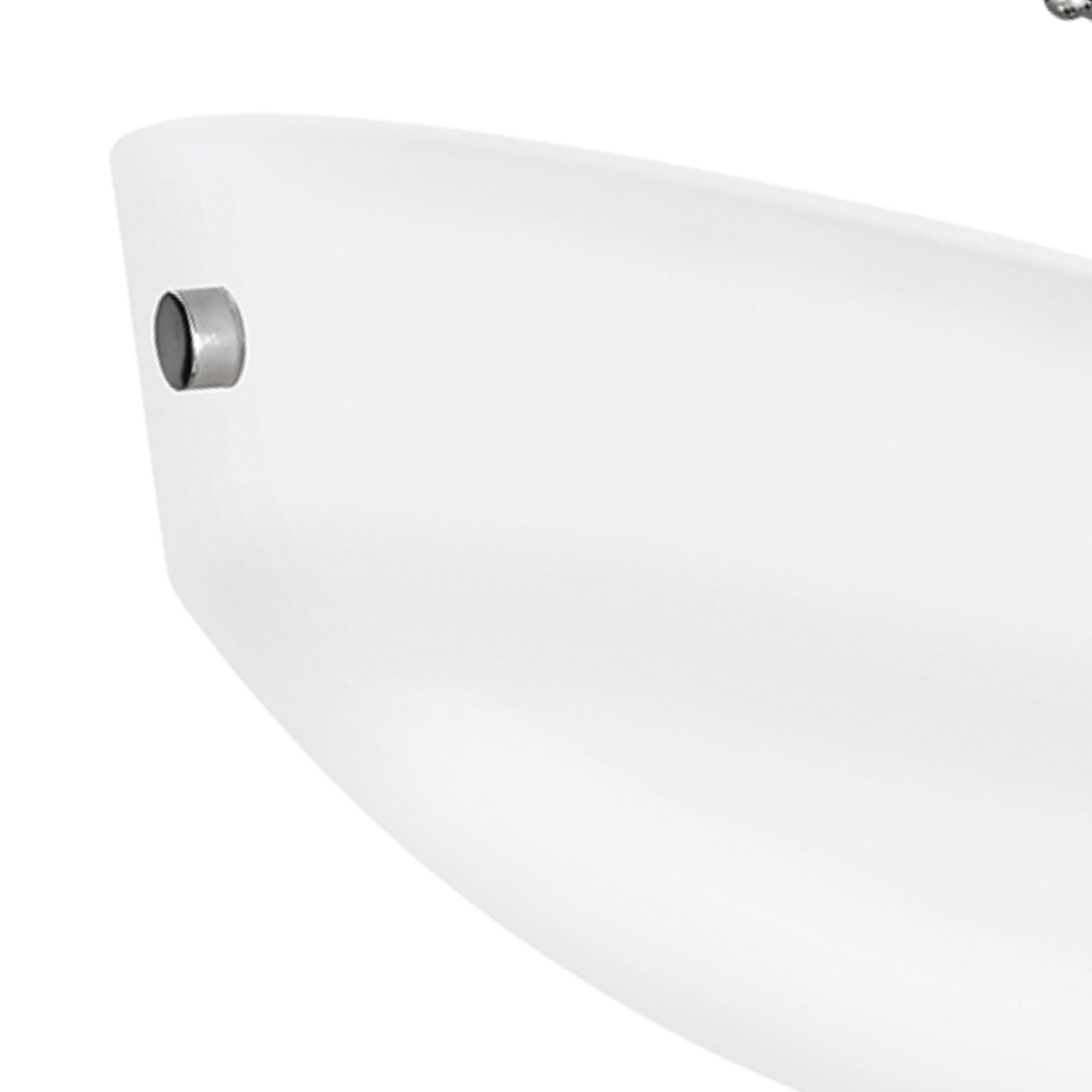 Kerrville 15" 2-Light Semi-Flush Convertible Pendant, Chrome Finish
