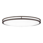 Mahone 32" Oval LED Flush Mount, Antique Bronze Finish