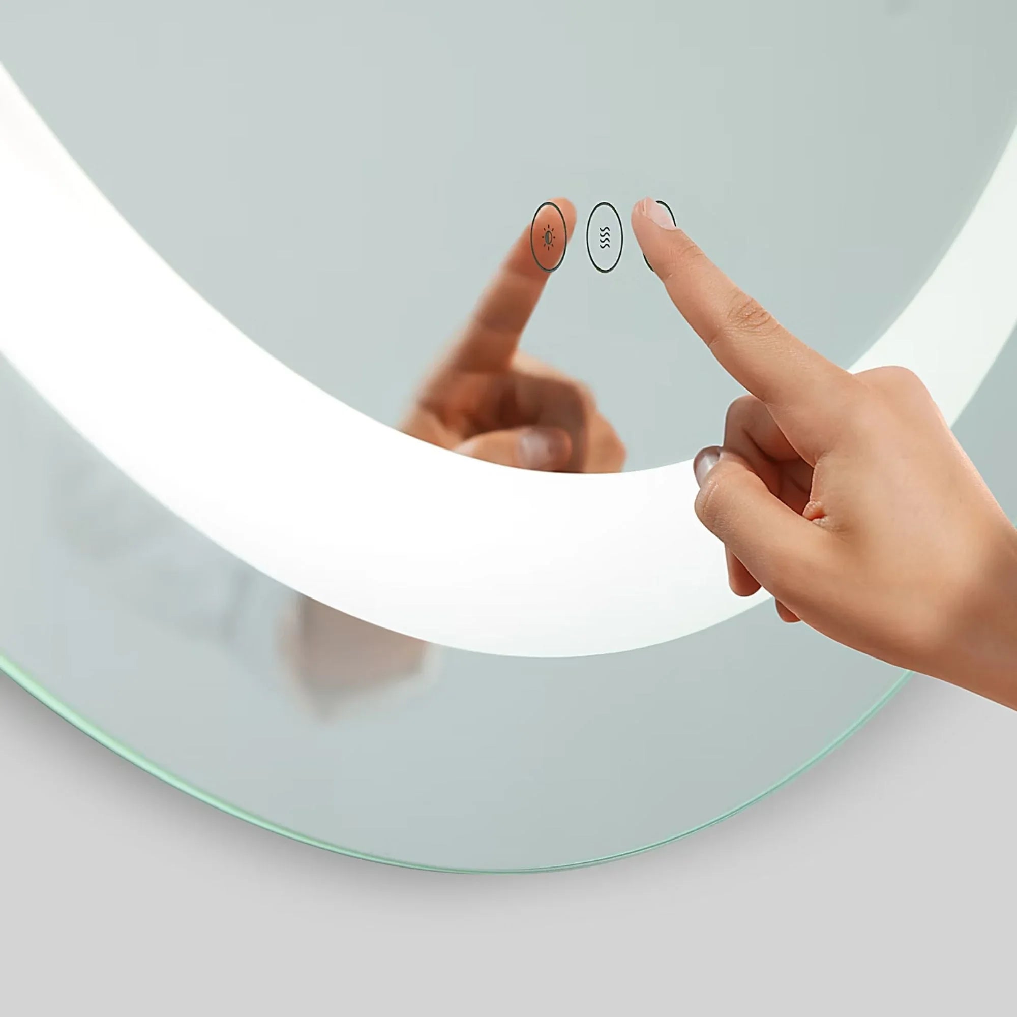 Mera Illuminated Mirror Round 36" x 36"