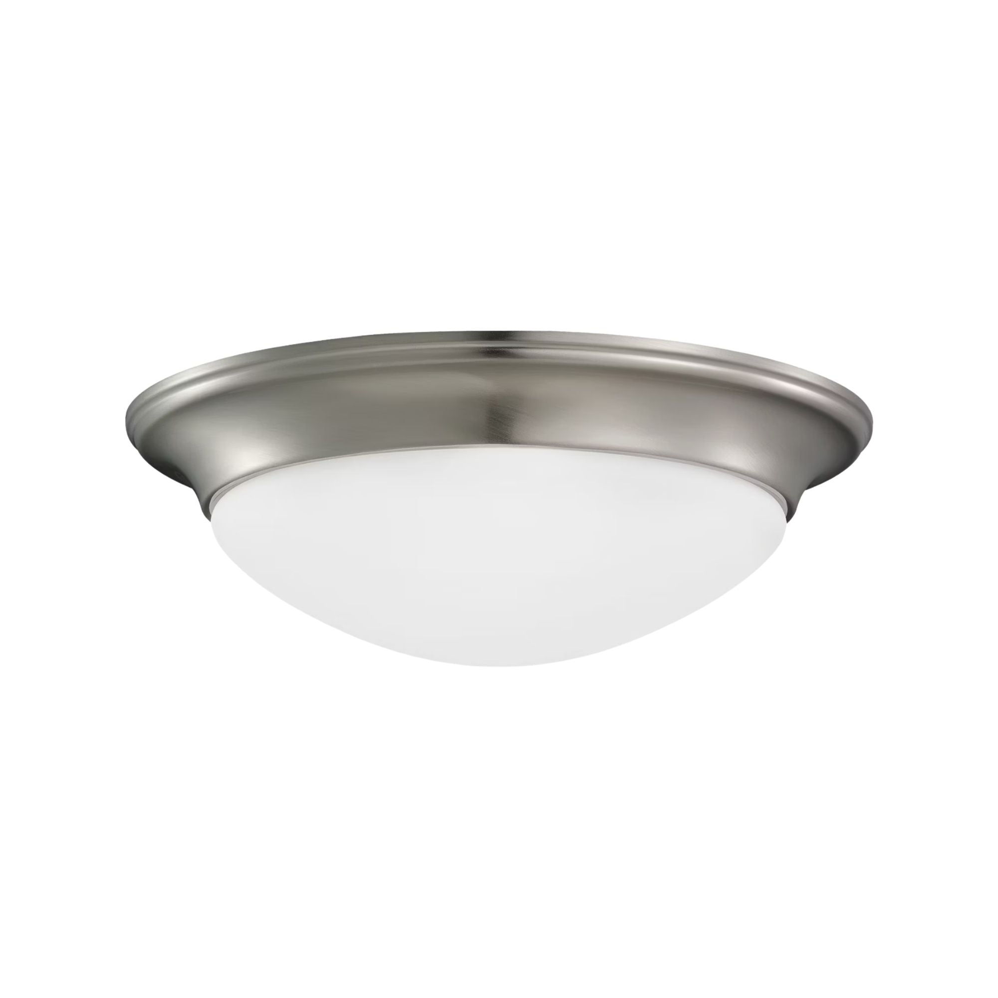 Nash 12" LED Flush Mount, Brushed Nickel Finish