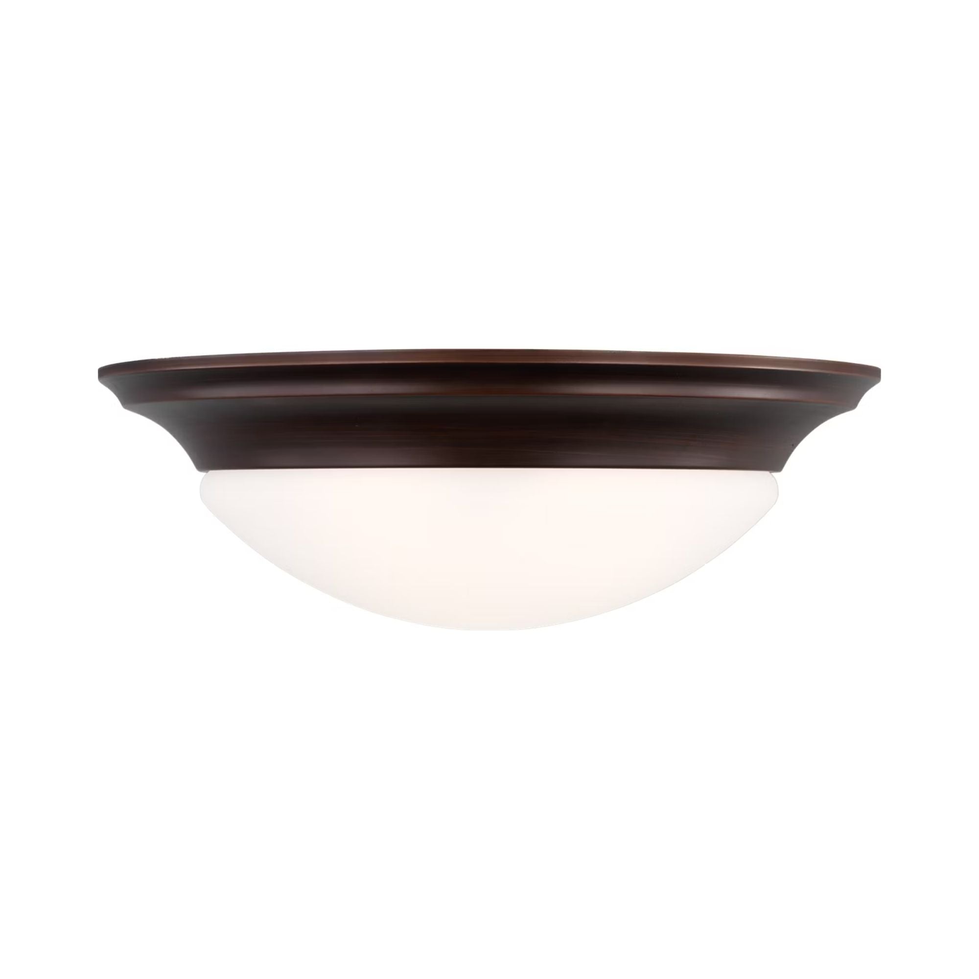 Nash 14" 2-Light Flush Mount, Bronze Finish